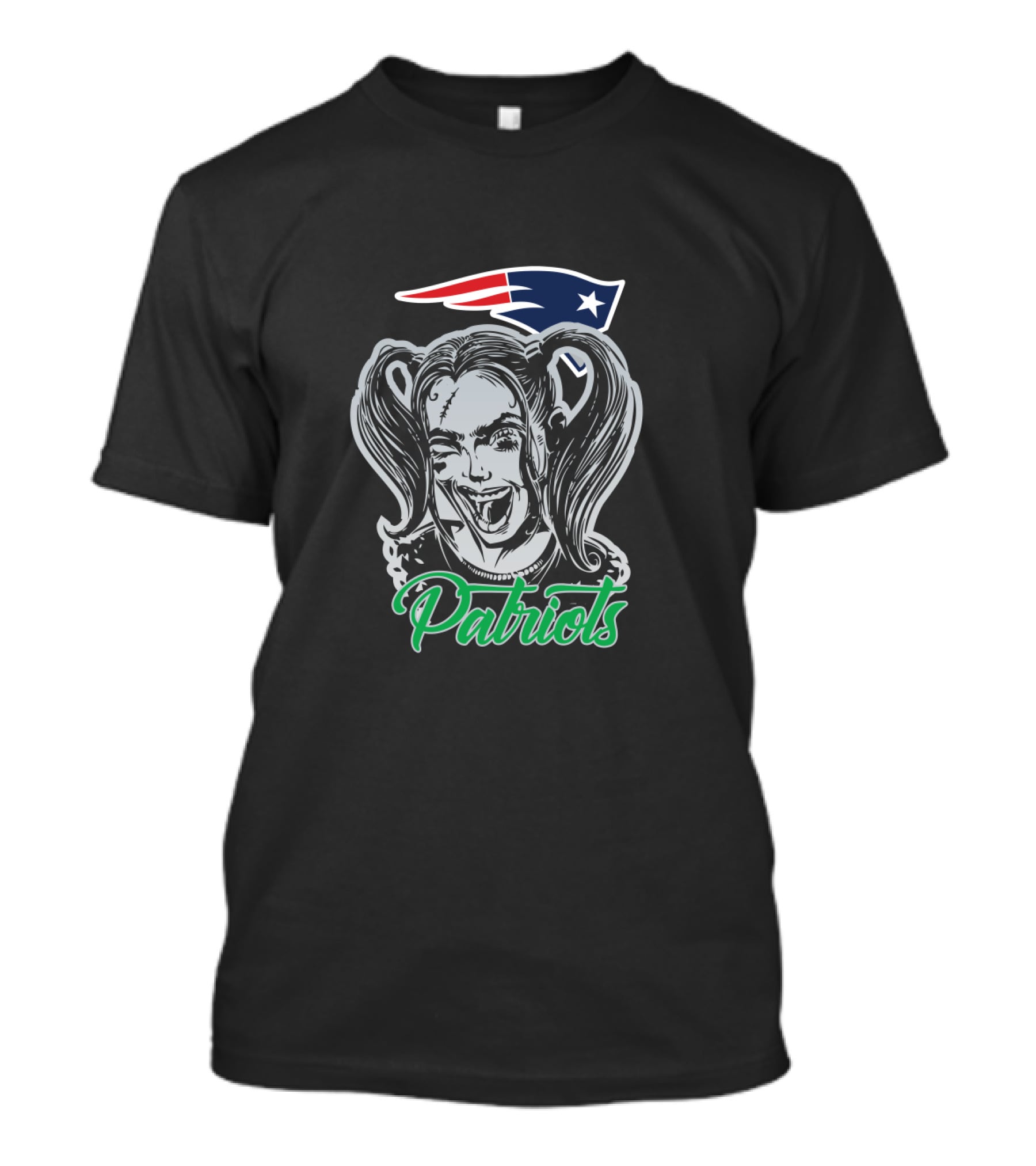 Harley Quinn Patriots New England T-Shirt