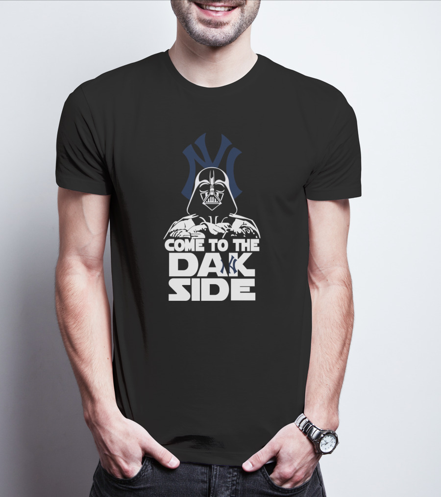 Darth Vader Come To The Dark Side New York Yankees Fans T-Shirt