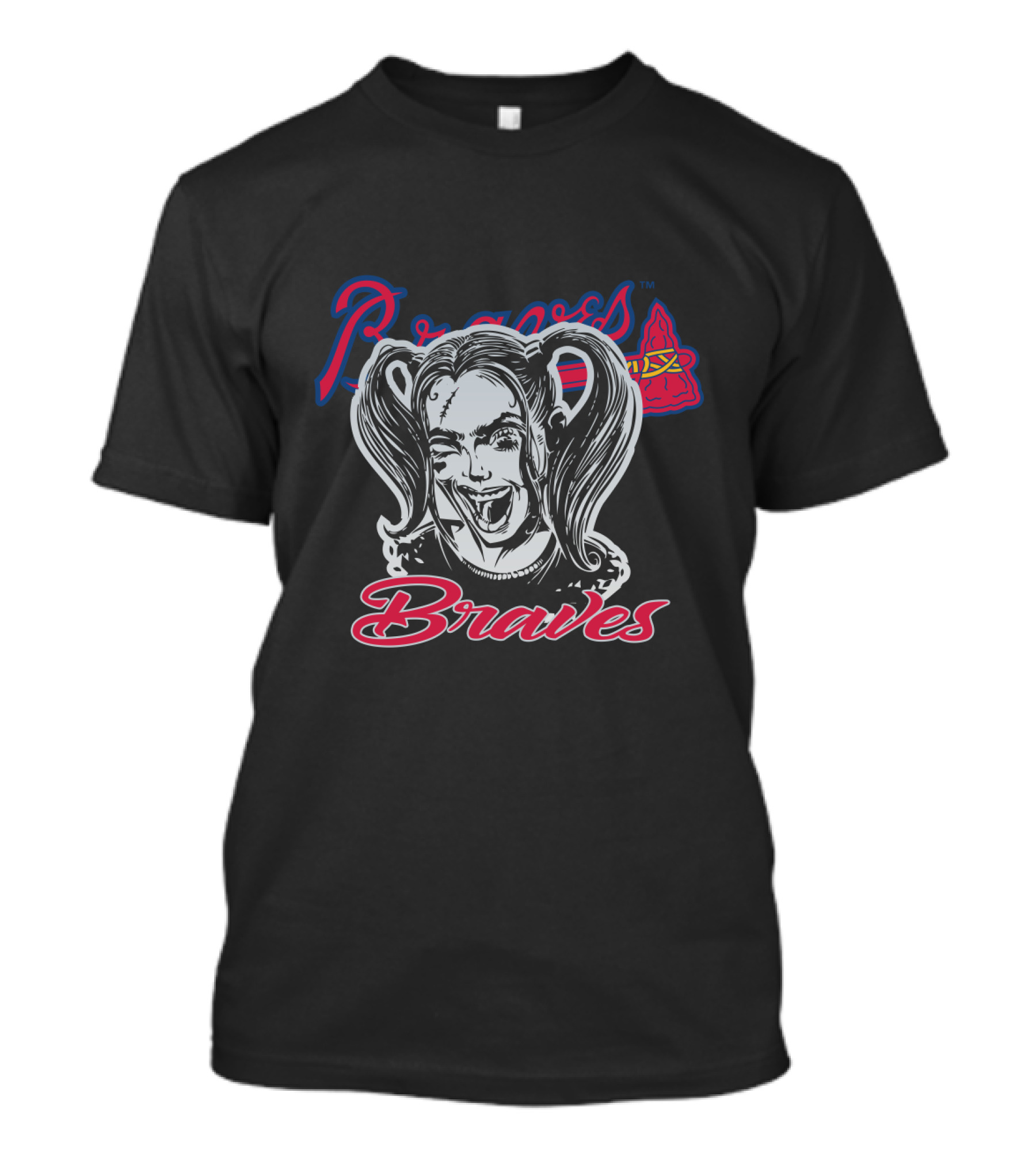 Braves Fans Harley Quinn Atlanta T-Shirt
