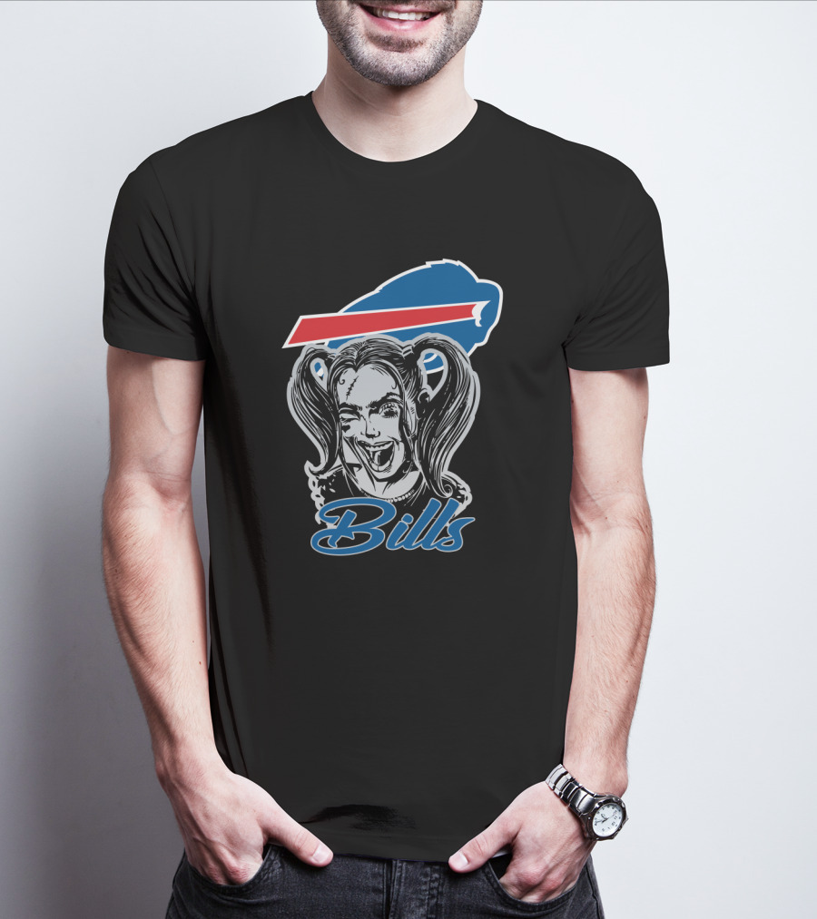 Harley Quinn Buffalo Bills Fans Bills T-Shirt