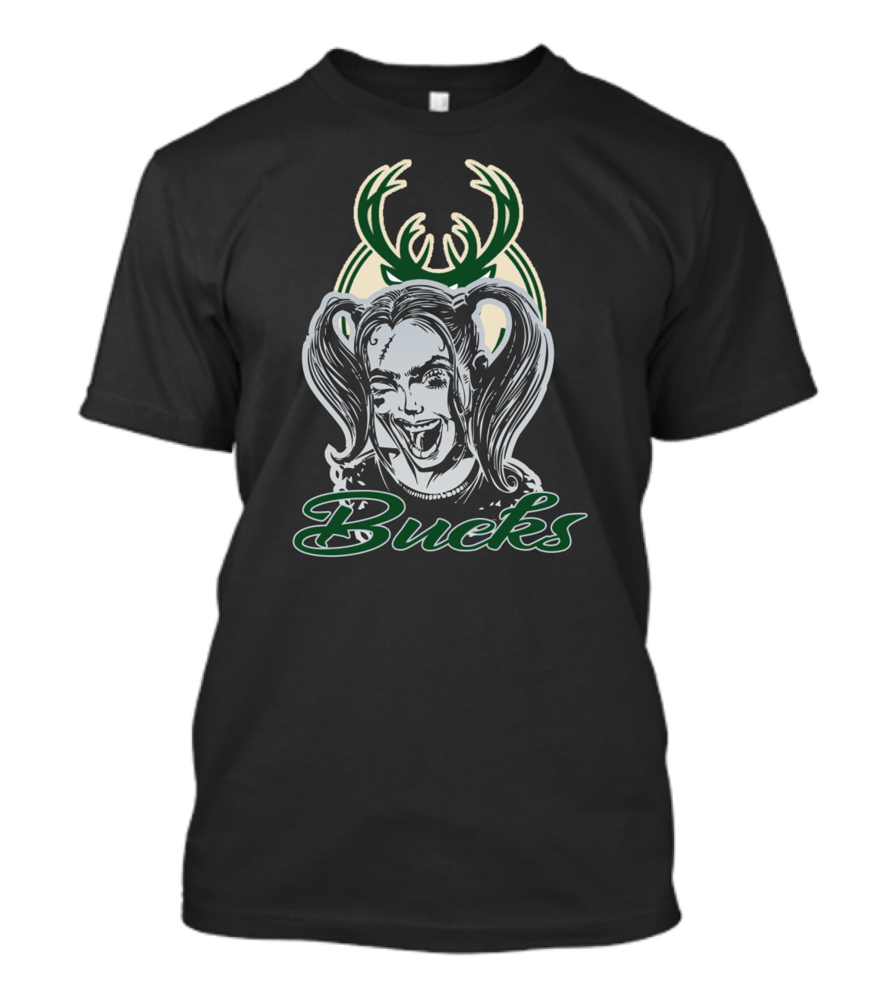 Harley Quinn Bucks Fans Deer Antlers T-Shirt