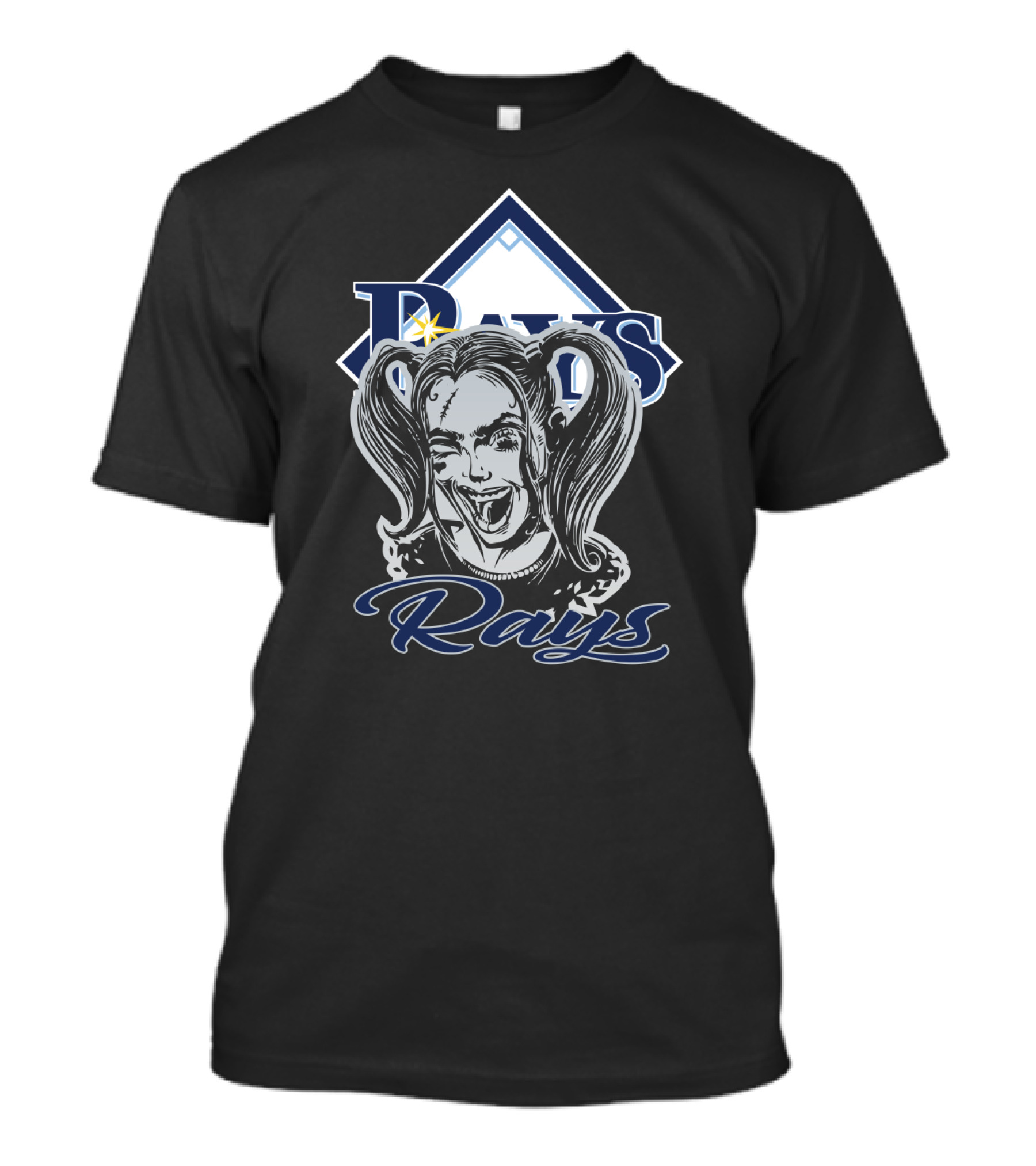 Rays Fans With Harley Quinn Tampa Bay Style T-Shirt