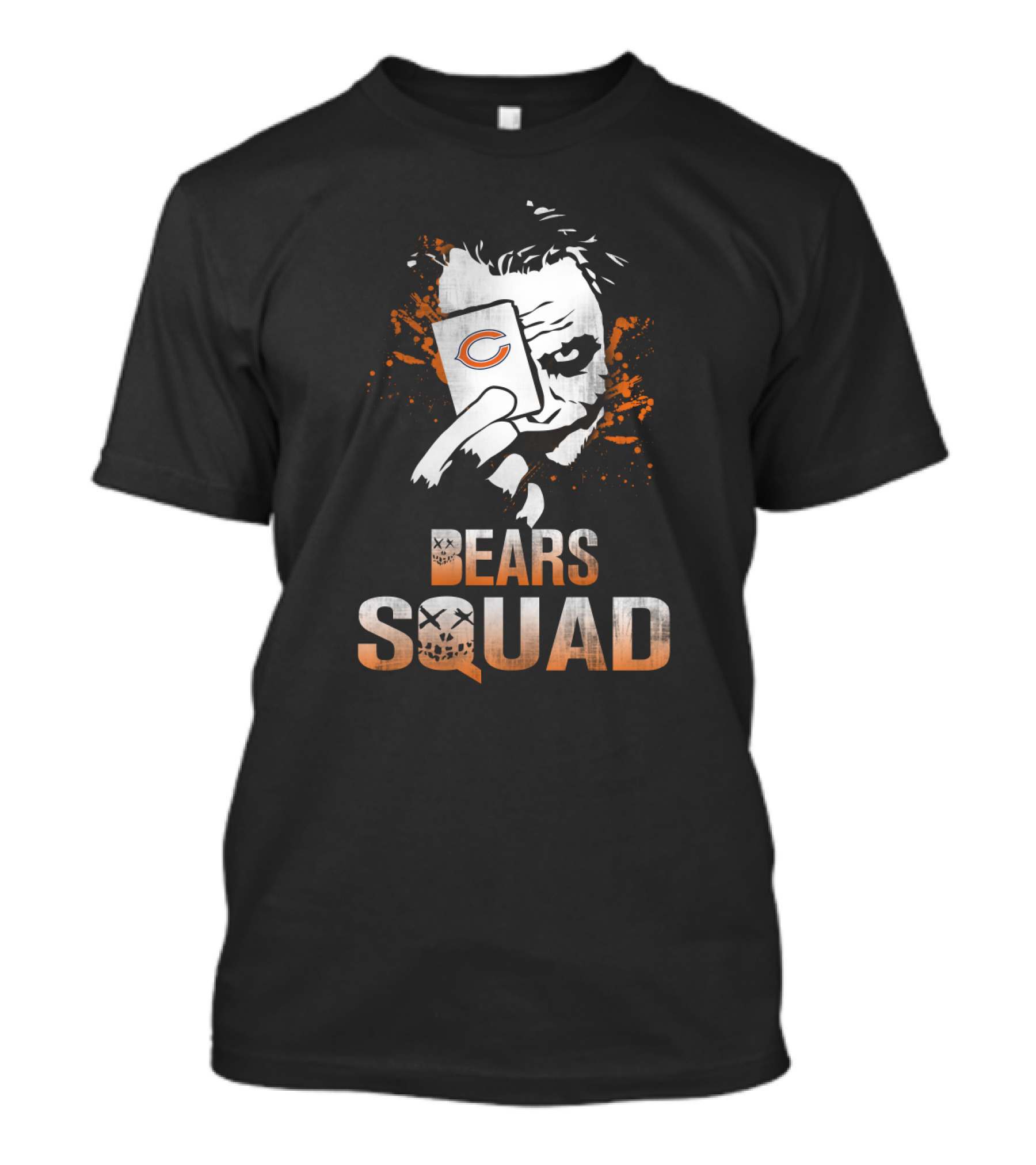 Bears Squad Joker Card Chicago Bears Fans T-Shirt