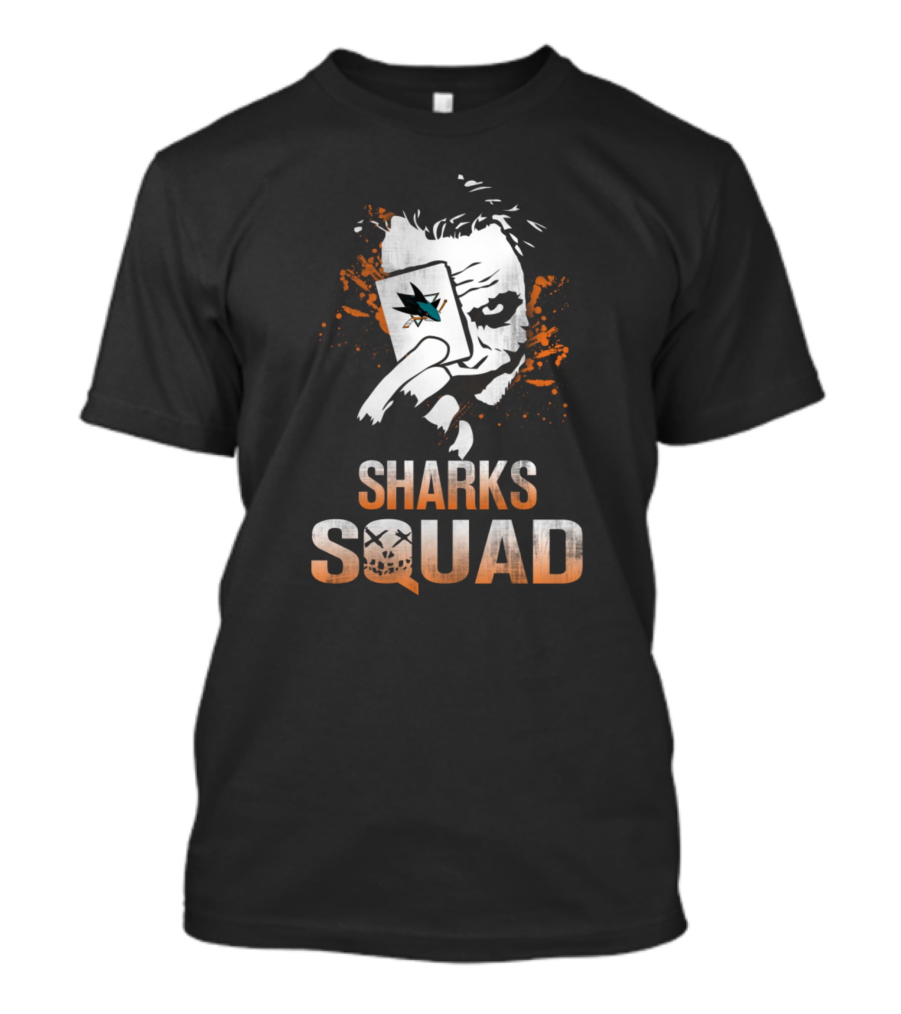 Sharks Squad Joker Card San Jose T-Shirt