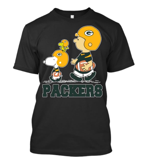 Packers Snoopy And Woodstock Football Fans T-Shirt