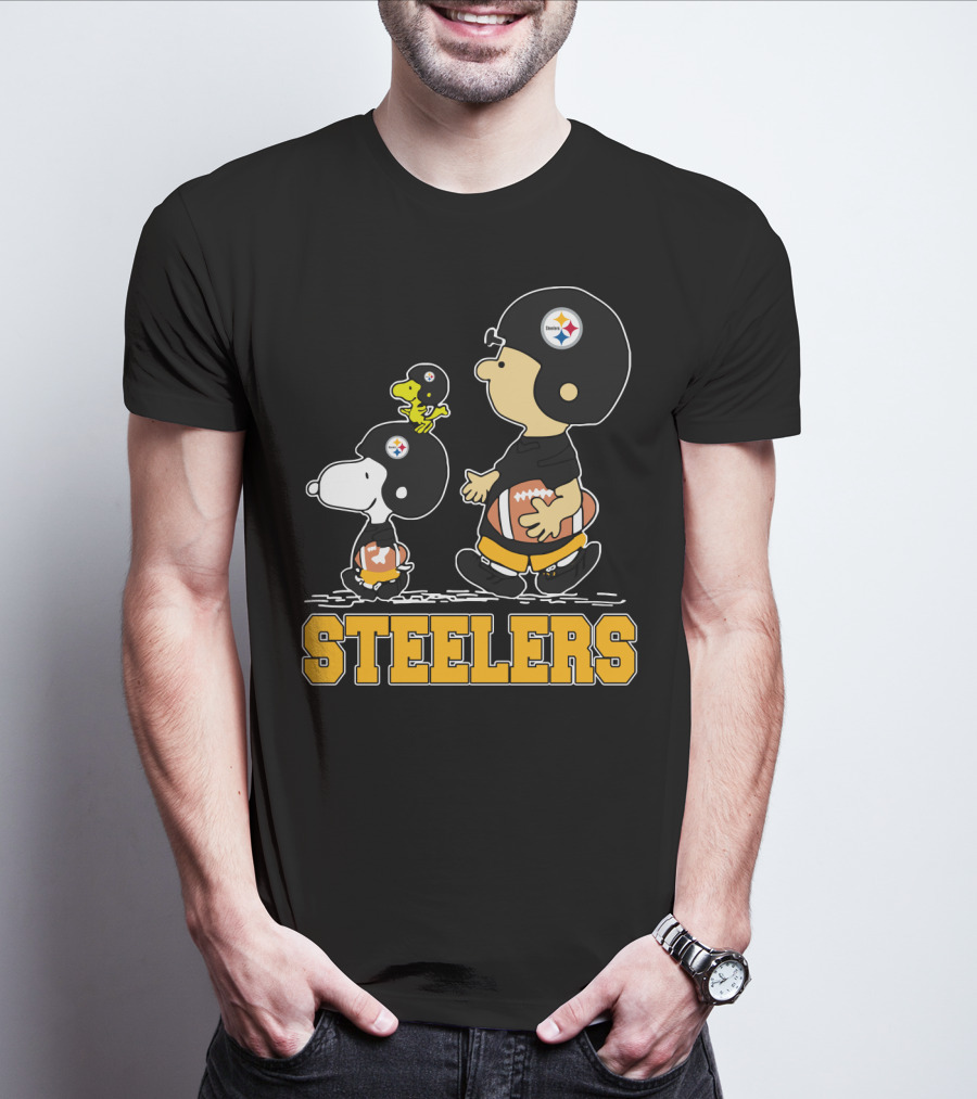Snoopy Steelers Football Pittsburgh Fans T-Shirt