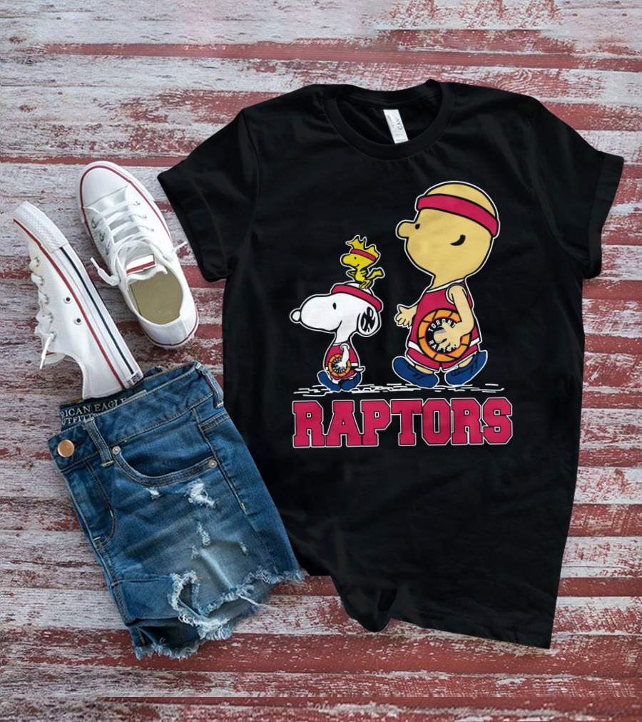 Snoopy Toronto Raptors Woodstock Raptor Fans T-Shirt