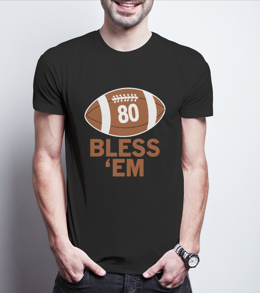 Cleveland Browns Bless Em 80 Football T-Shirt