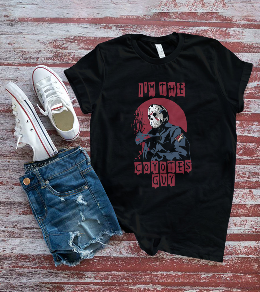 I'm The Coyotes Guy Jason Voorhees Arizona Coyotes Iconic Mask T-Shirt