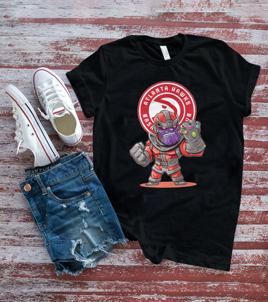 Atlanta Hawks Basketball Thanos T-Shirt