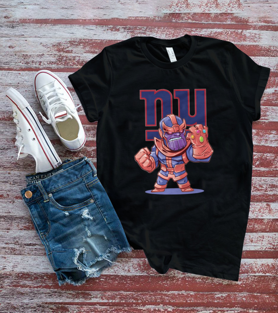Ny Giants Thanos Crossover Fans T-Shirt