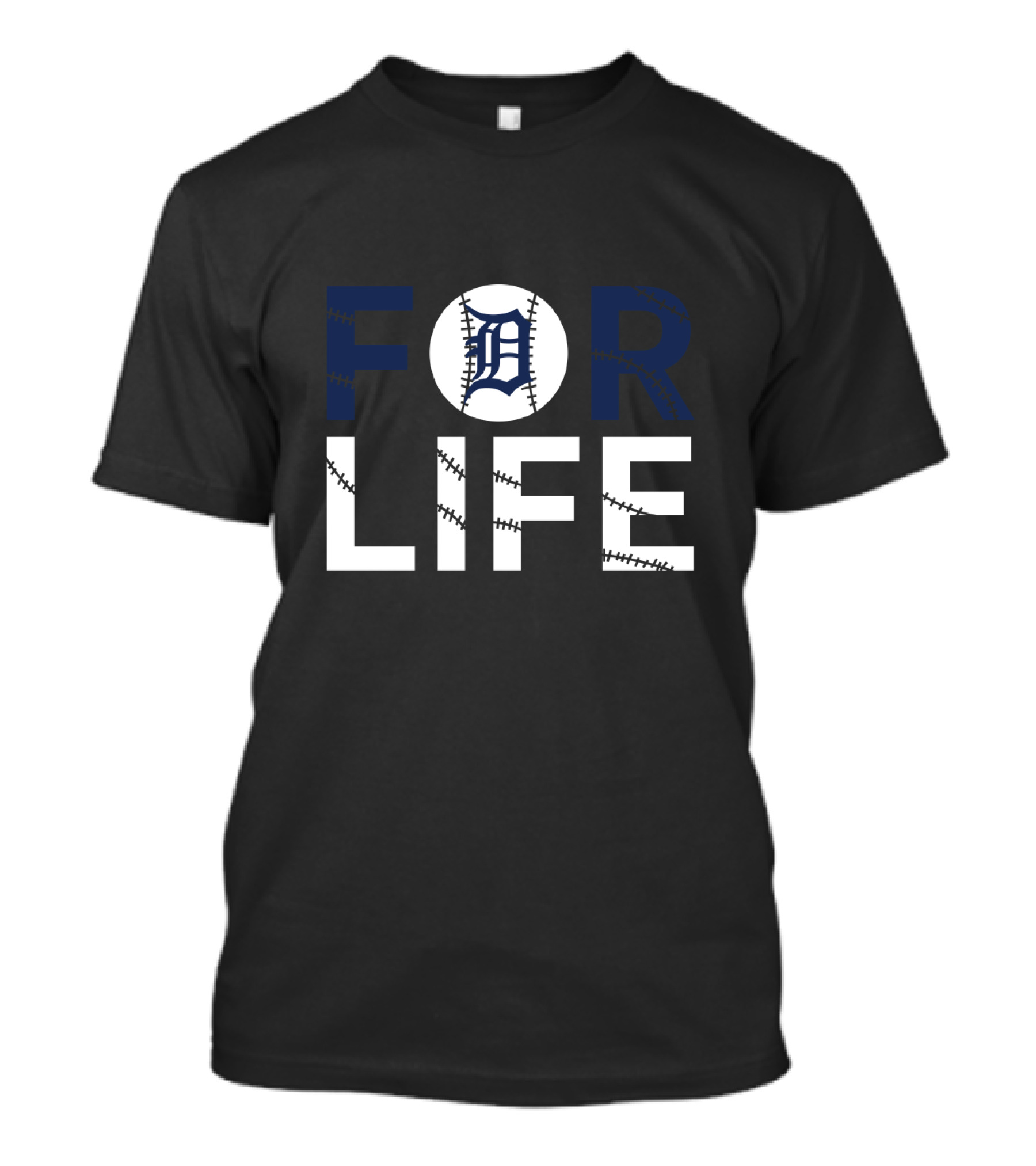 Detroit Tigers Baseball For Life Fans T-Shirt