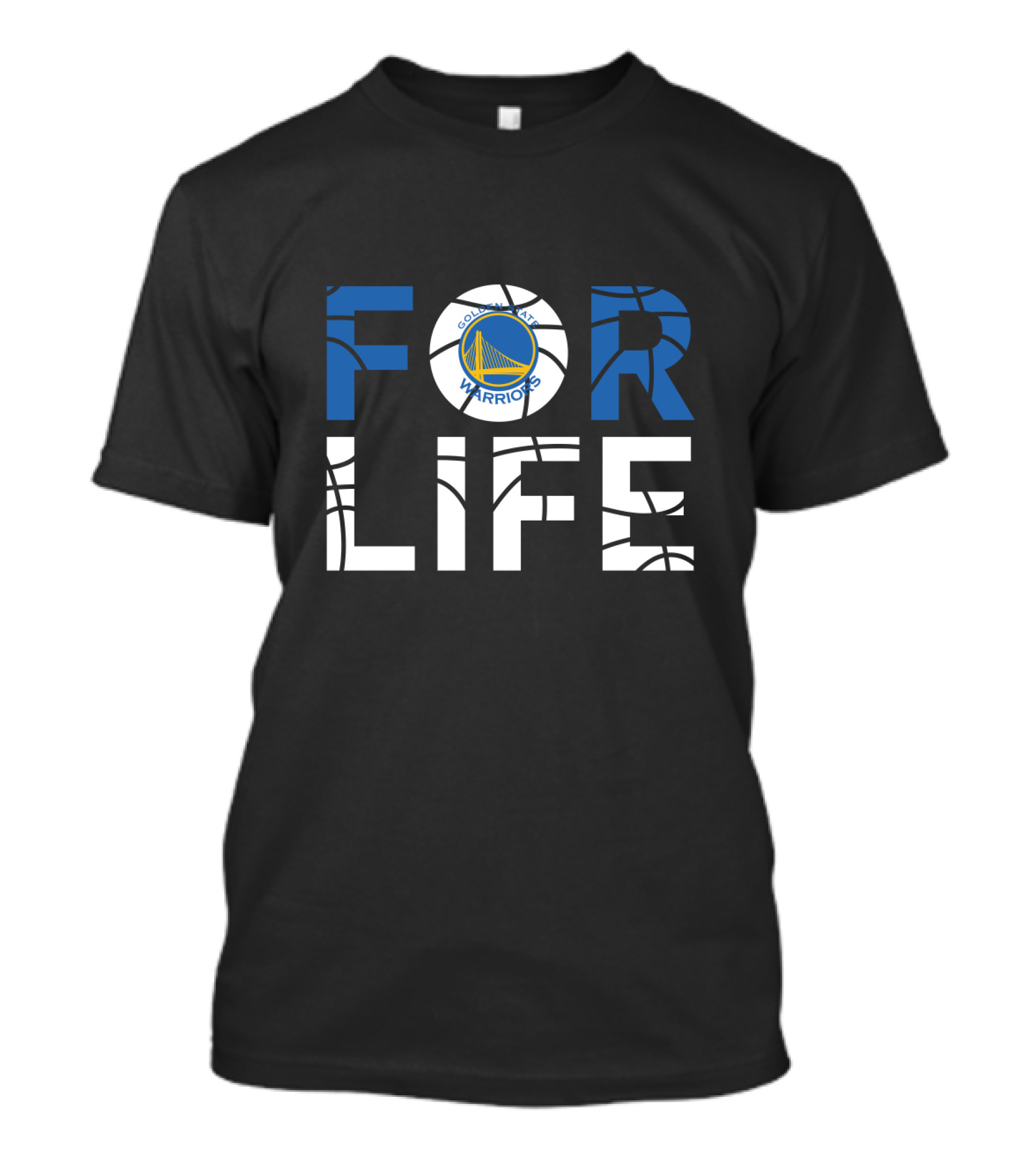 Golden State Warriors Basketball Logo For Life T-Shirt