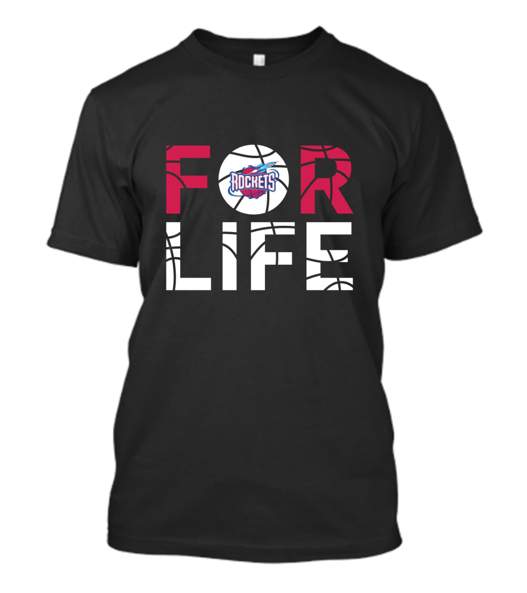 Houston Rockets Basketball Enthusiast Fanatics For Life T-Shirt