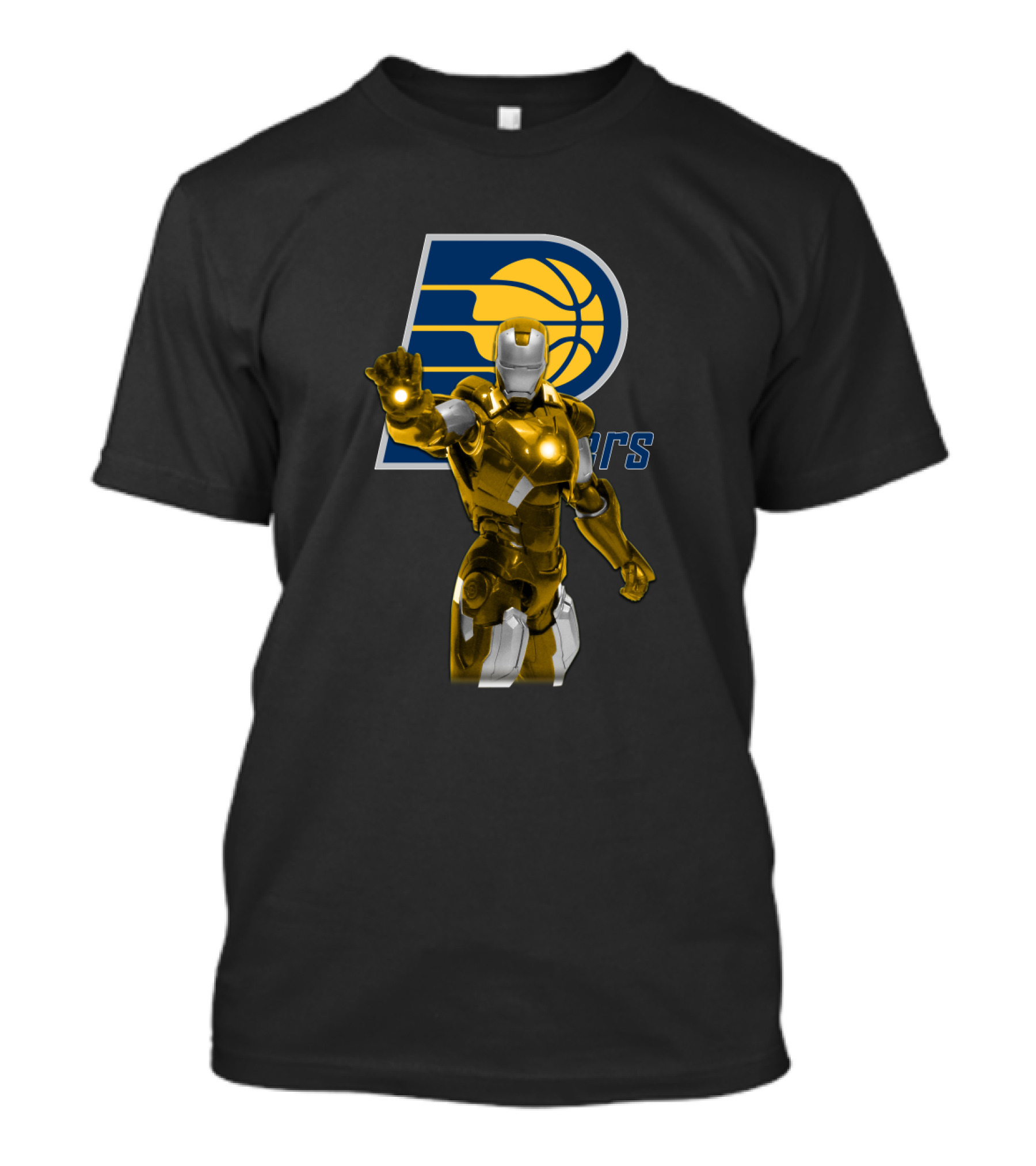 Iron Man Indiana Pacers Fan Collaboration T-Shirt