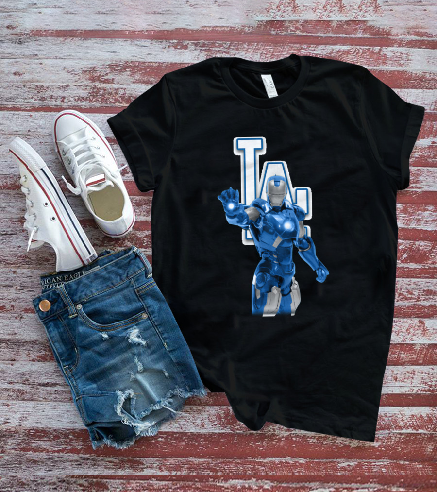 Los Angeles Dodgers Iron Man Hybrid With LA T-Shirt