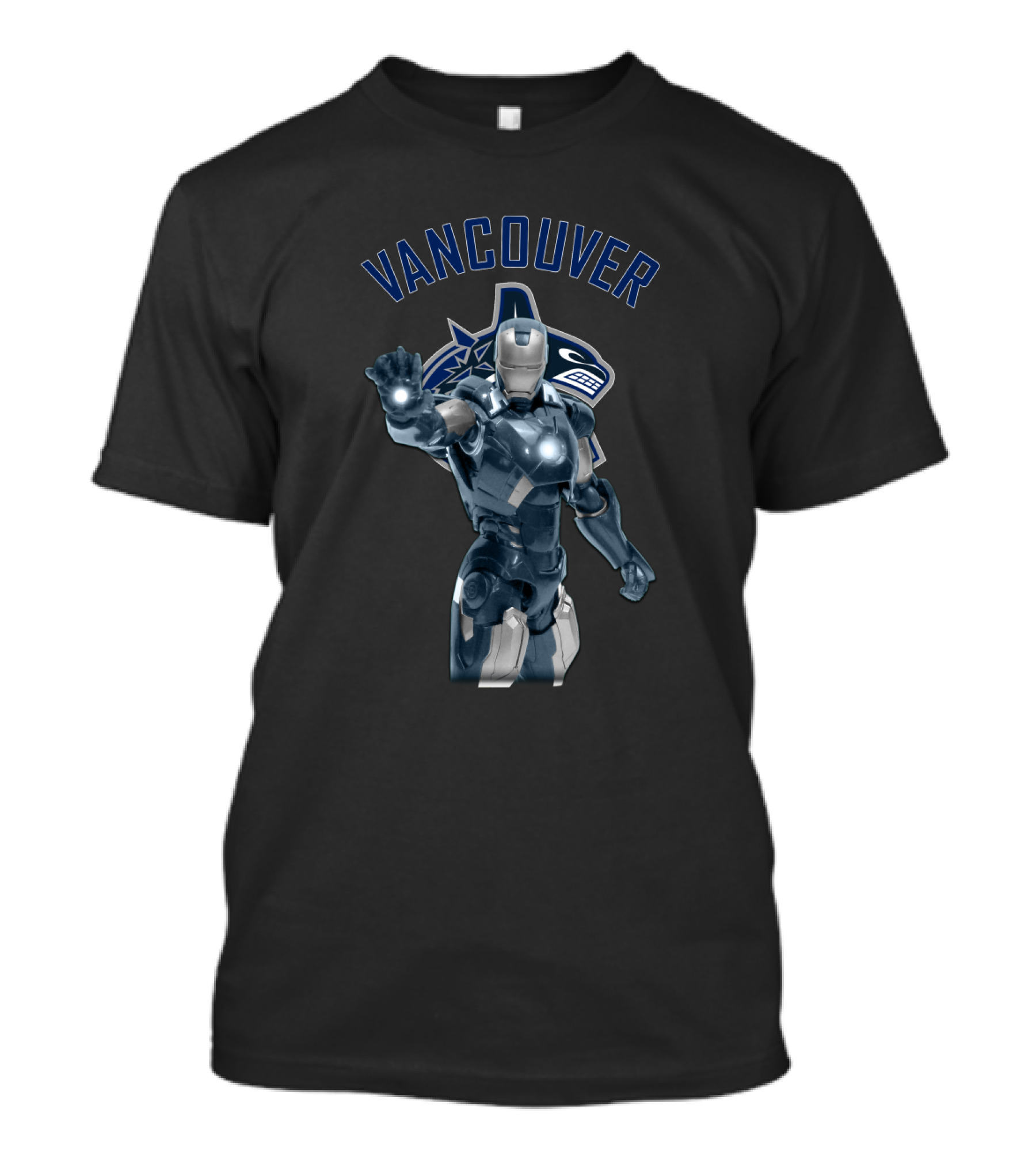 Vancouver Canucks Iron Man Crossover T-Shirt