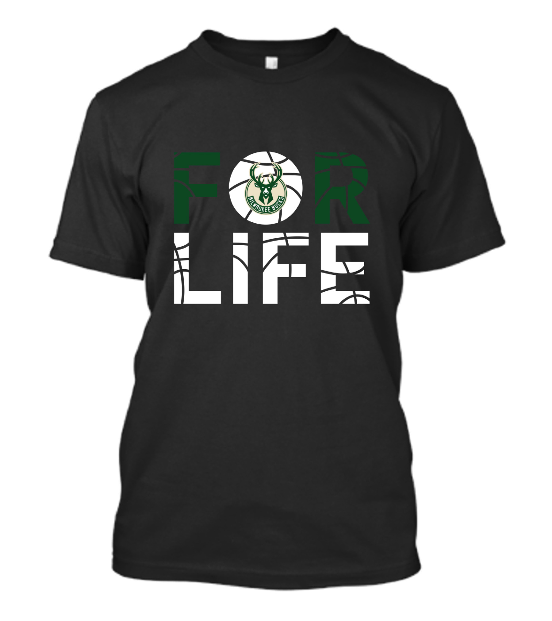Milwaukee Bucks Basketball For Life Fans T-Shirt