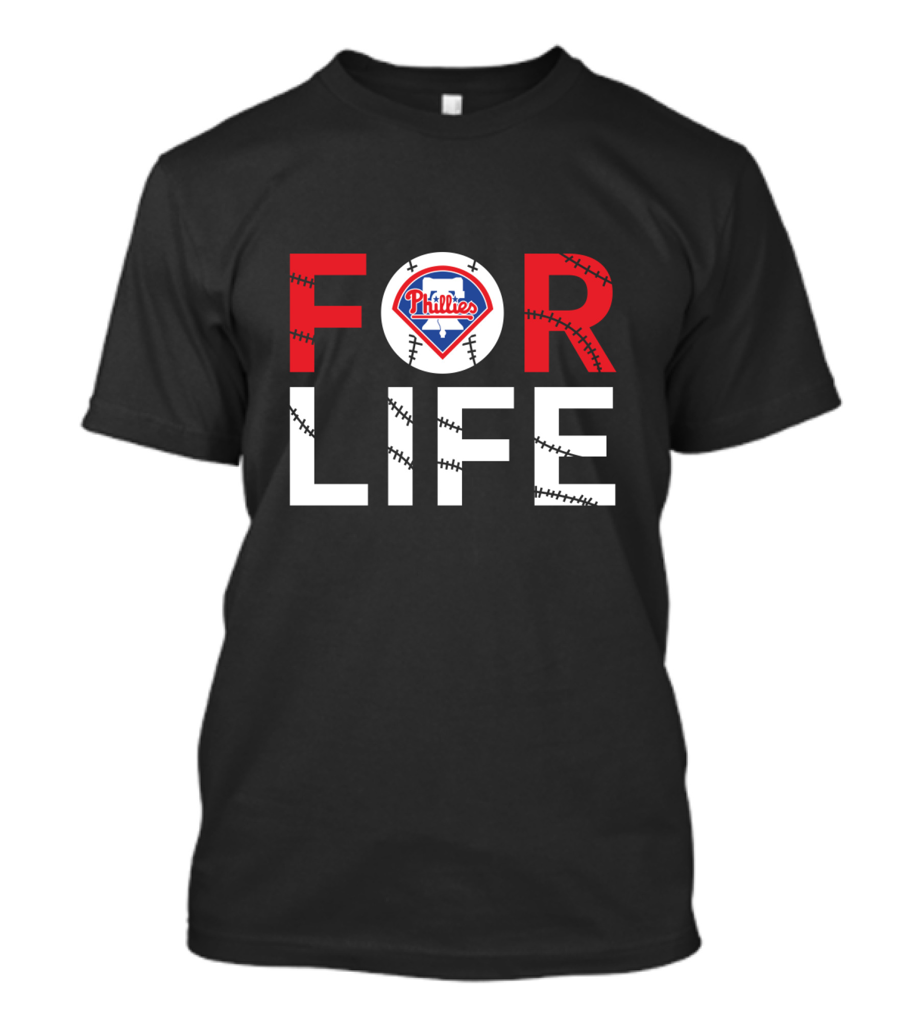 Philadelphia Phillies Baseball For Life Fan Loyalty T-Shirt