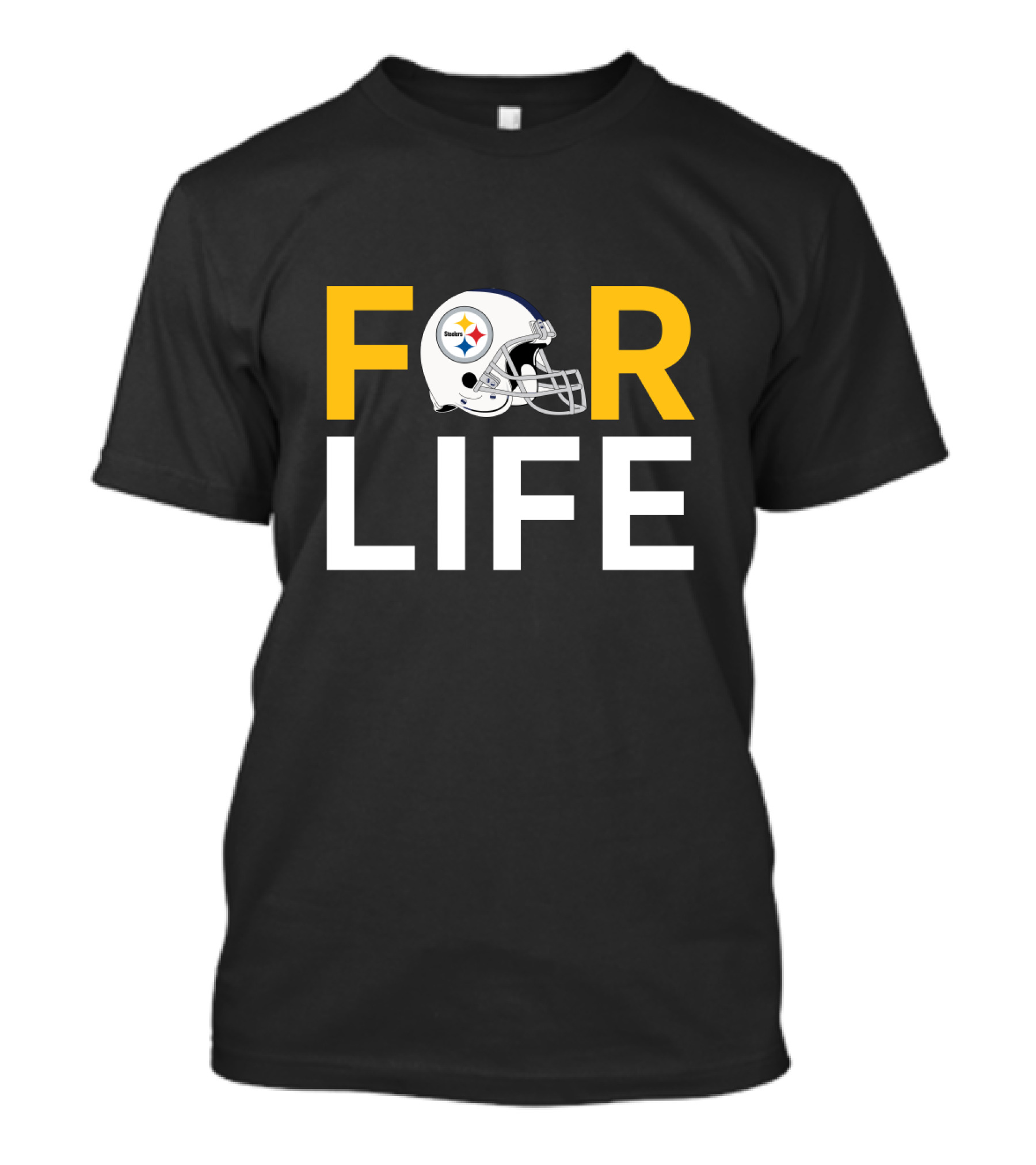 Pittsburgh Steelers Helmet For Life Fan Loyalty T-Shirt