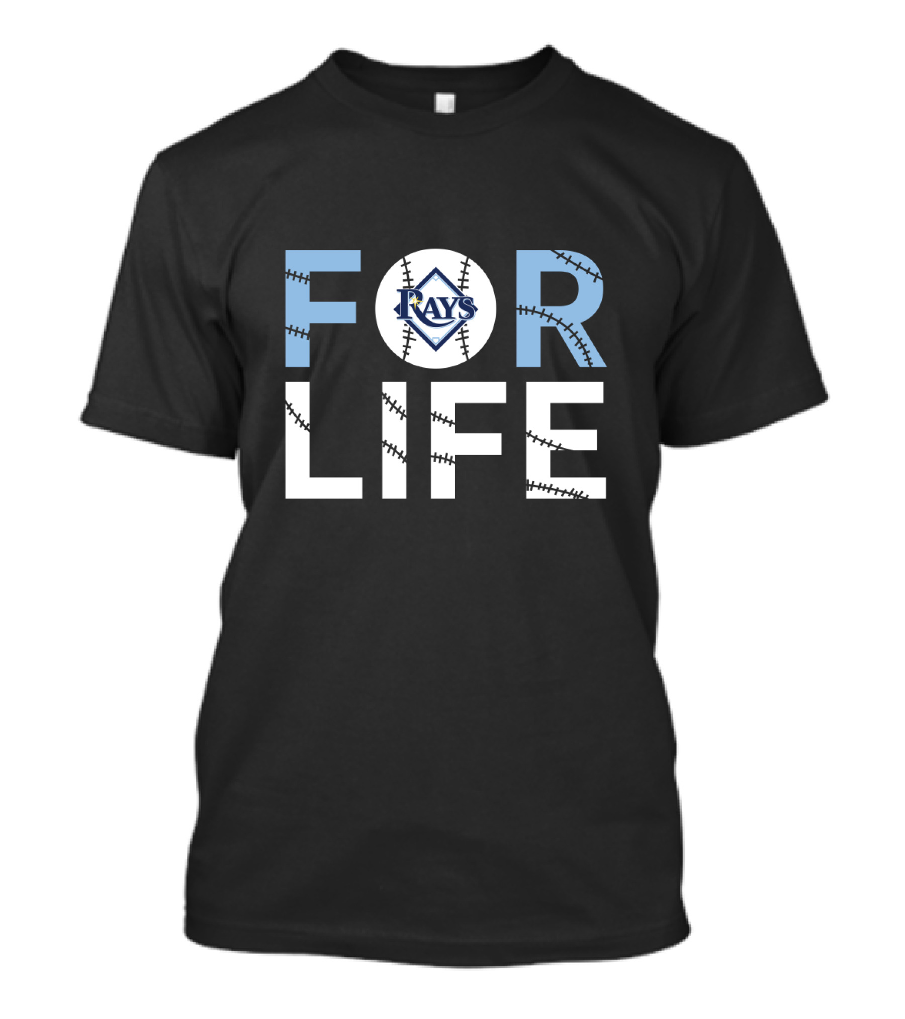 Tampa Bay Rays Baseball For Life Fan T-Shirt