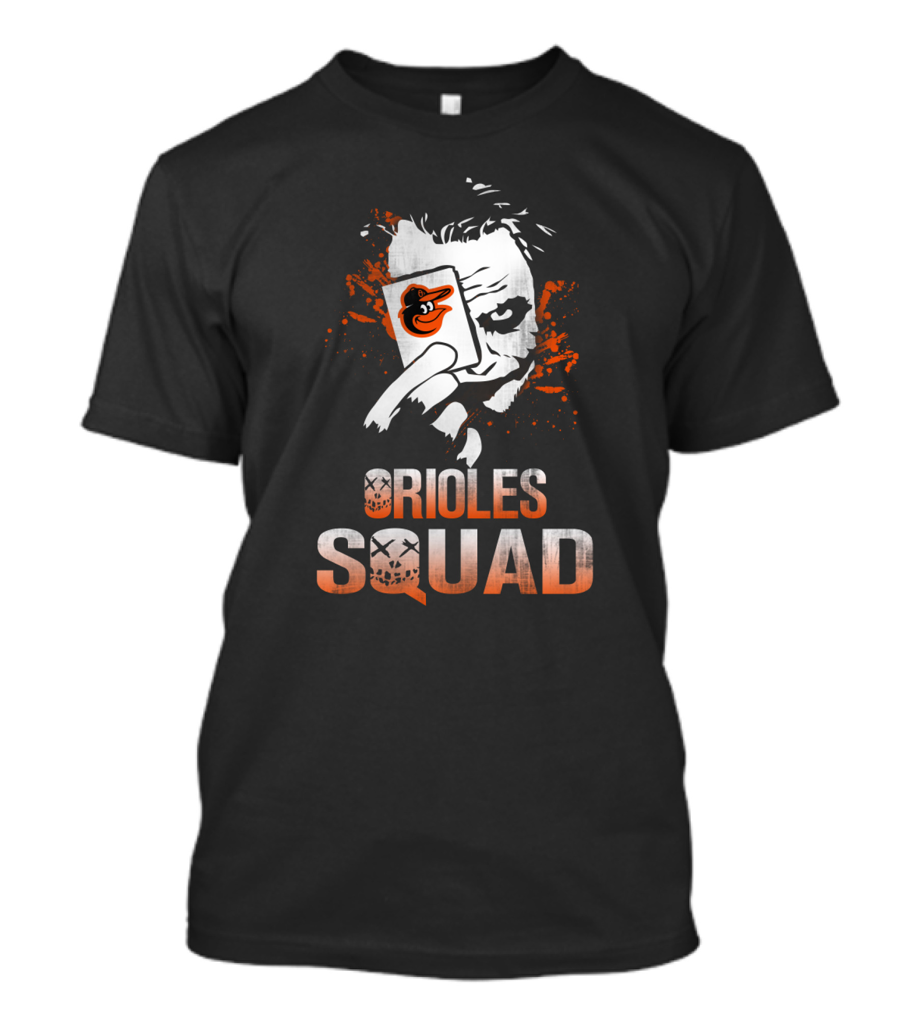 Orioles Squad Joker Baltimore Orioles Fans Playing Card T-Shirt
