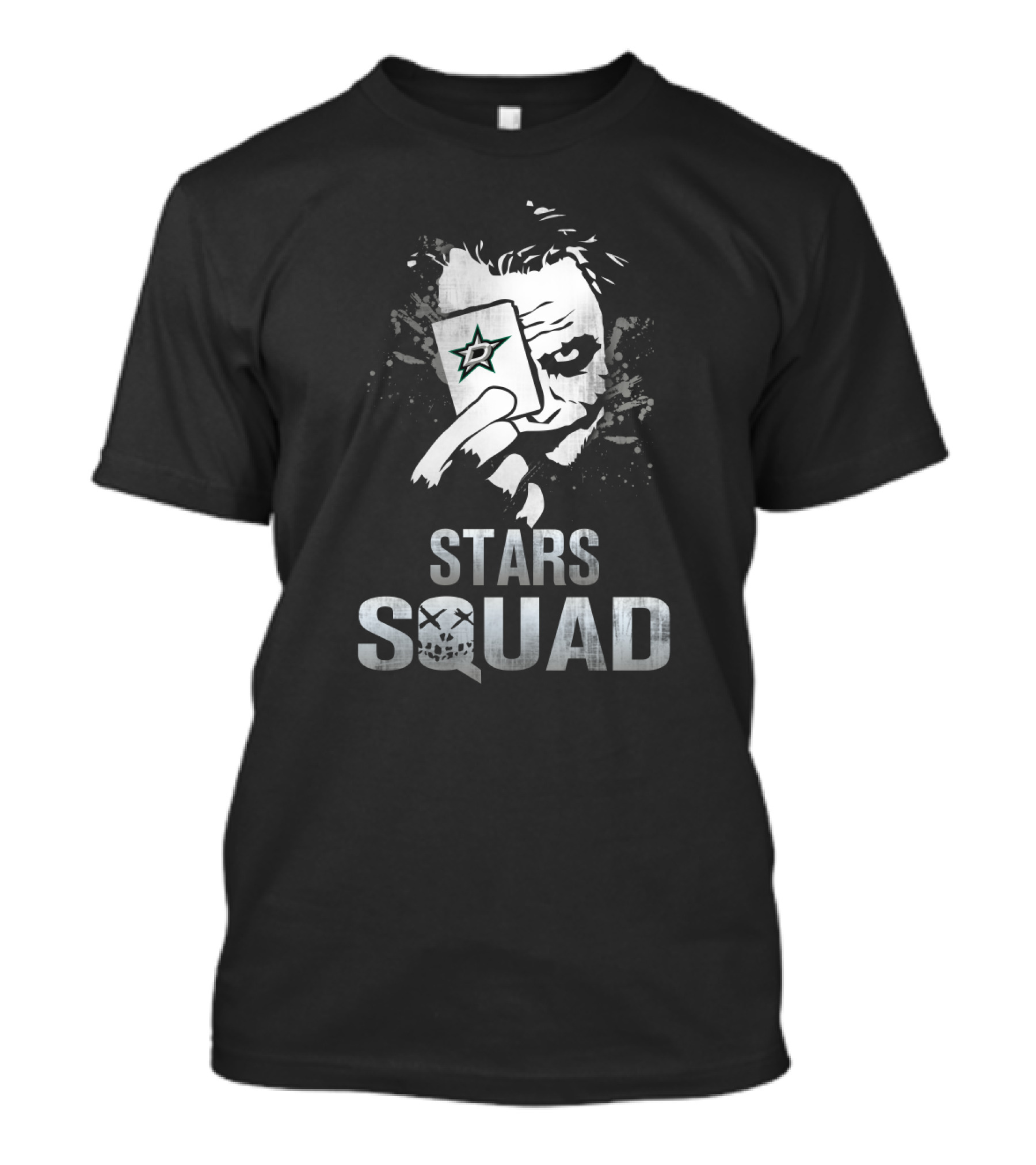 Stars Squad Joker Dallas Fans Playing Card T-Shirt