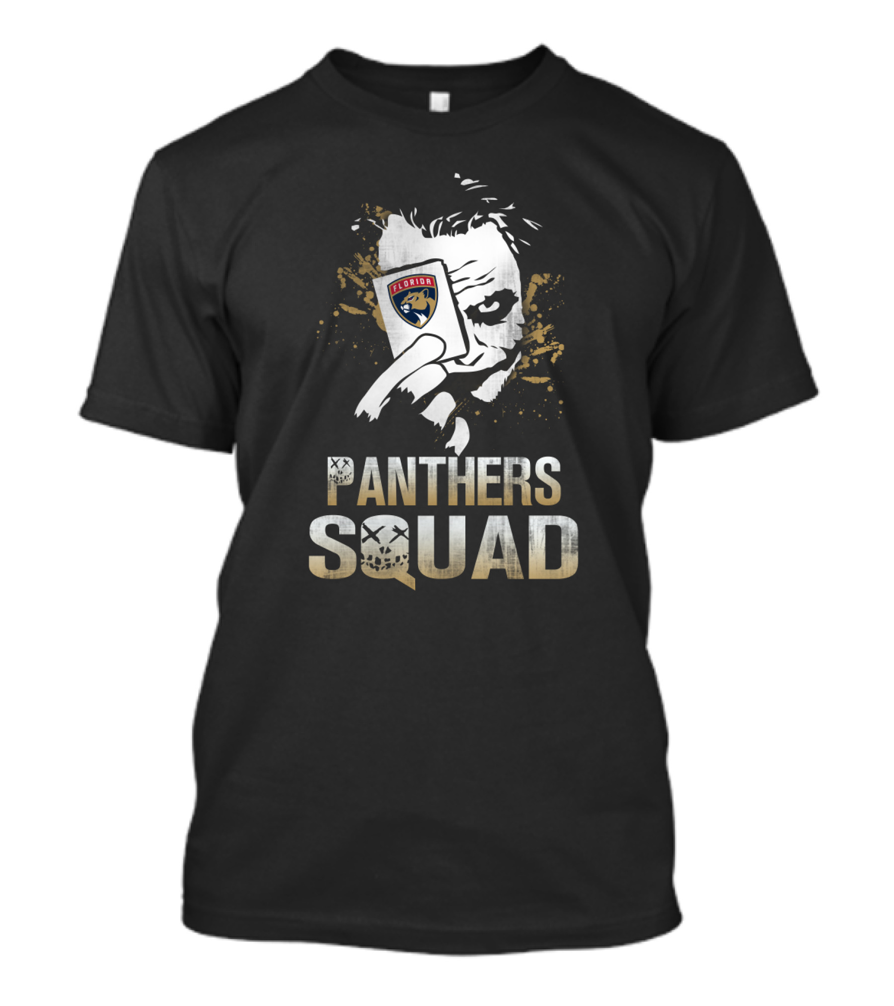 Panthers Squad Joker Tribute Featuring Florida Panthers T-Shirt