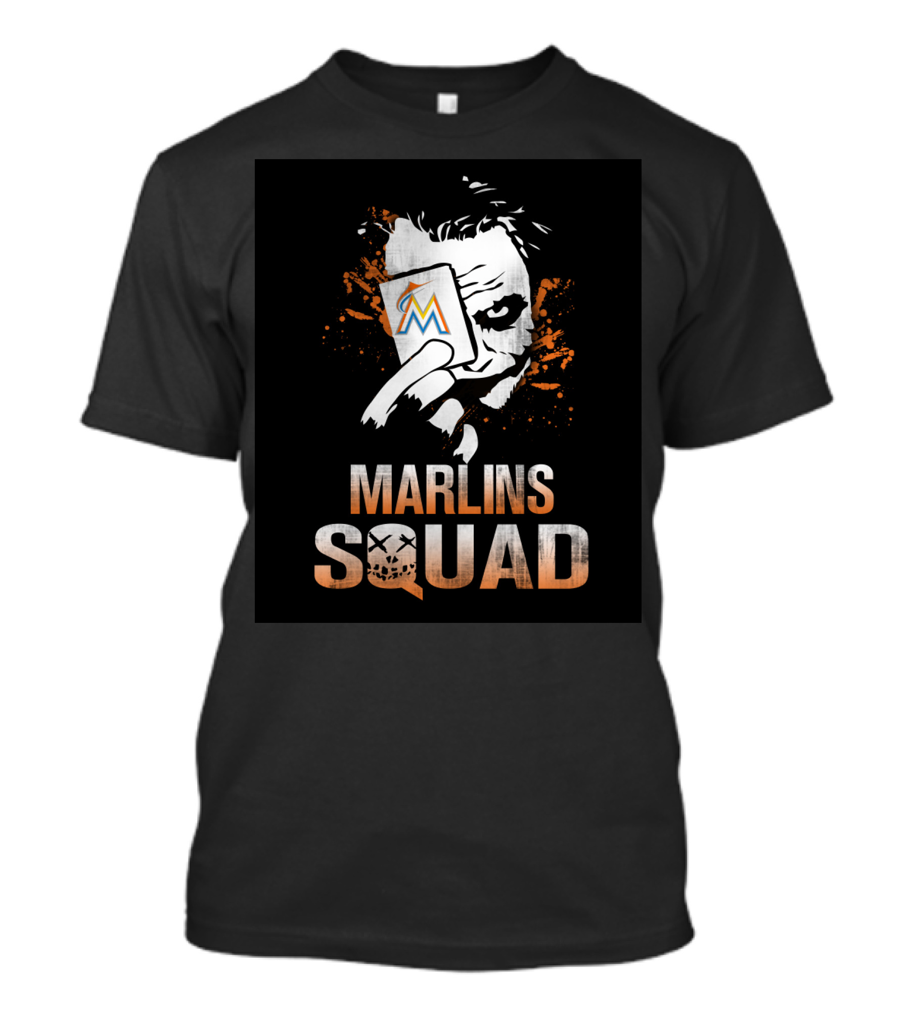 Marlins Squad Joker Card Fan T-Shirt