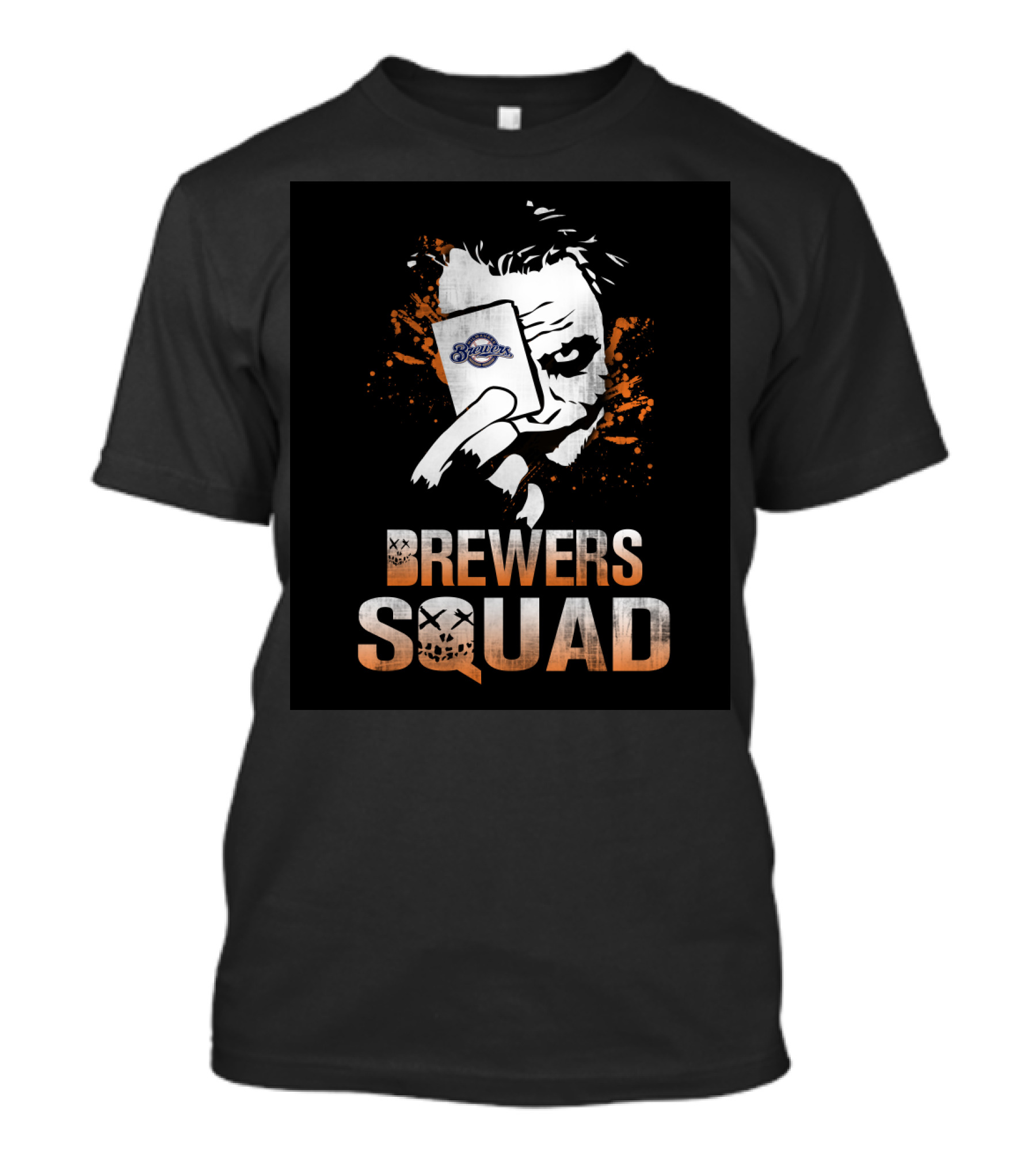Brewers Squad Joker Card Milwaukee Brewers Fans T-Shirt