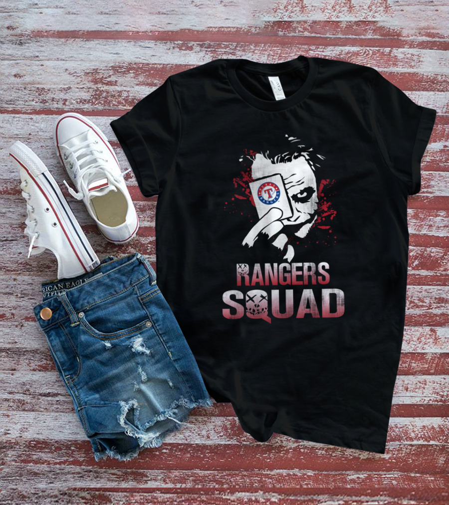 Rangers Squad Joker Card Texas Rangers Fans T-Shirt