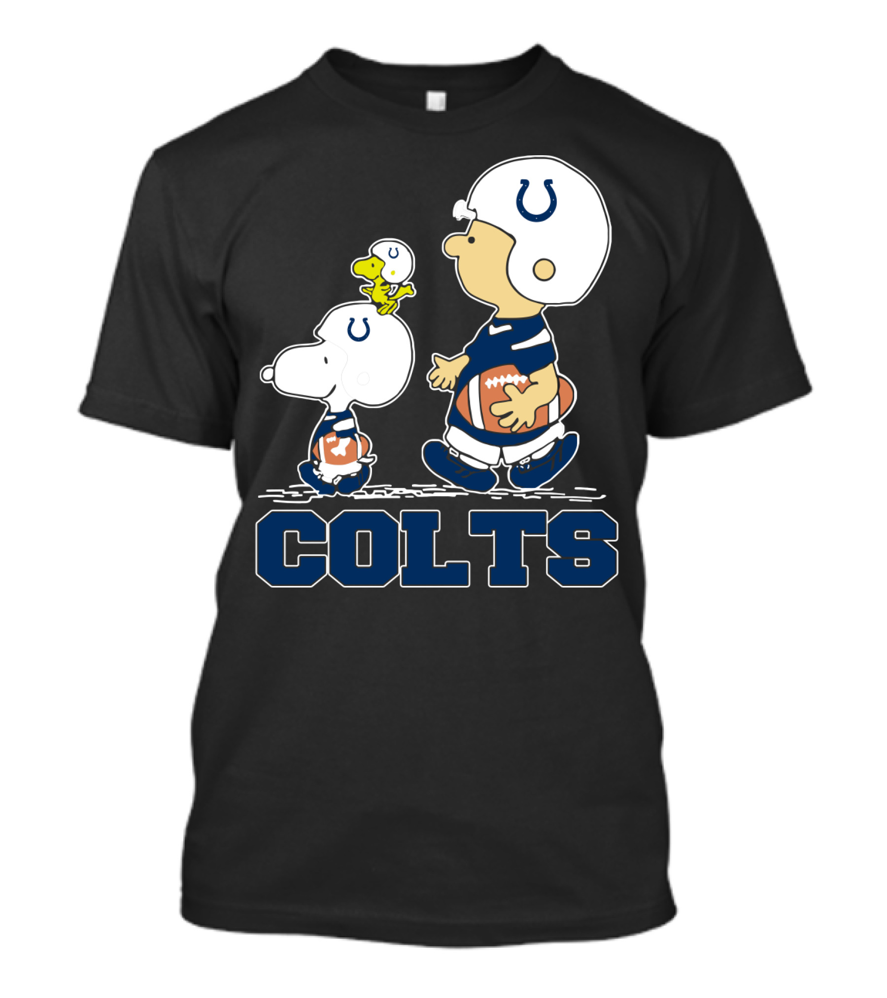 Snoopy Woodstock Indianapolis Colts Team Spirit T-Shirt