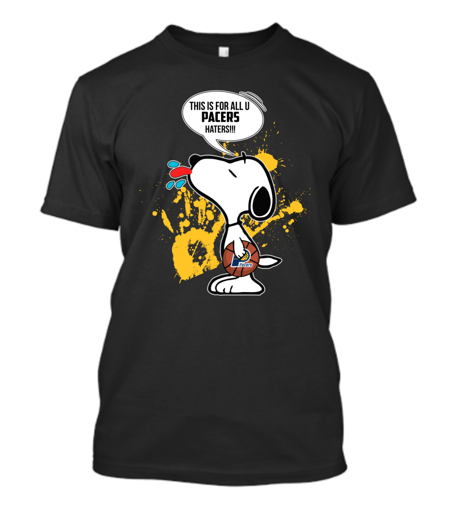 Snoopy This Is For All U Pacers Haters Indiana Pacers Fans T-Shirt