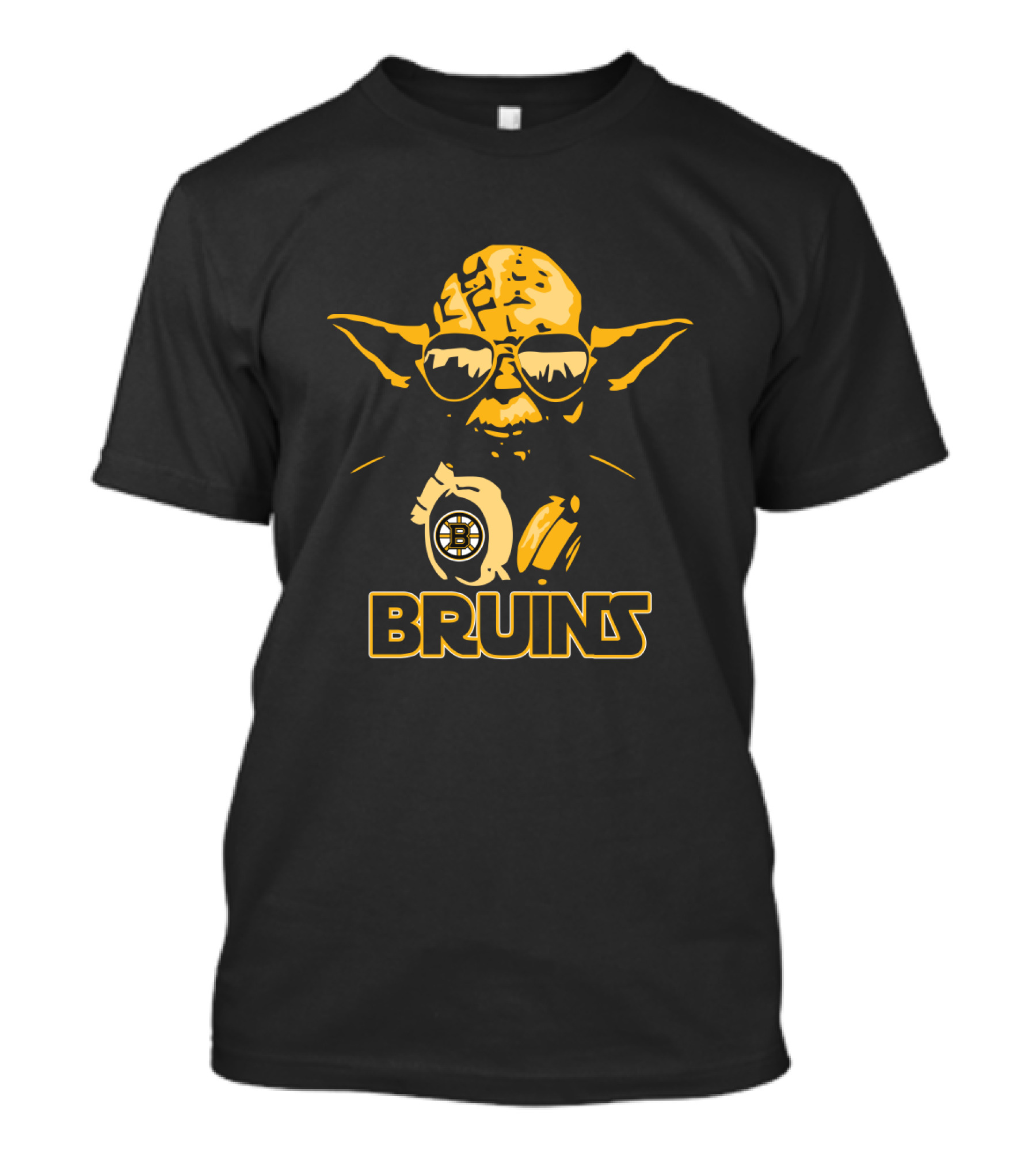 Yoda Star Wars Boston Bruins Fans Bruins T-Shirt