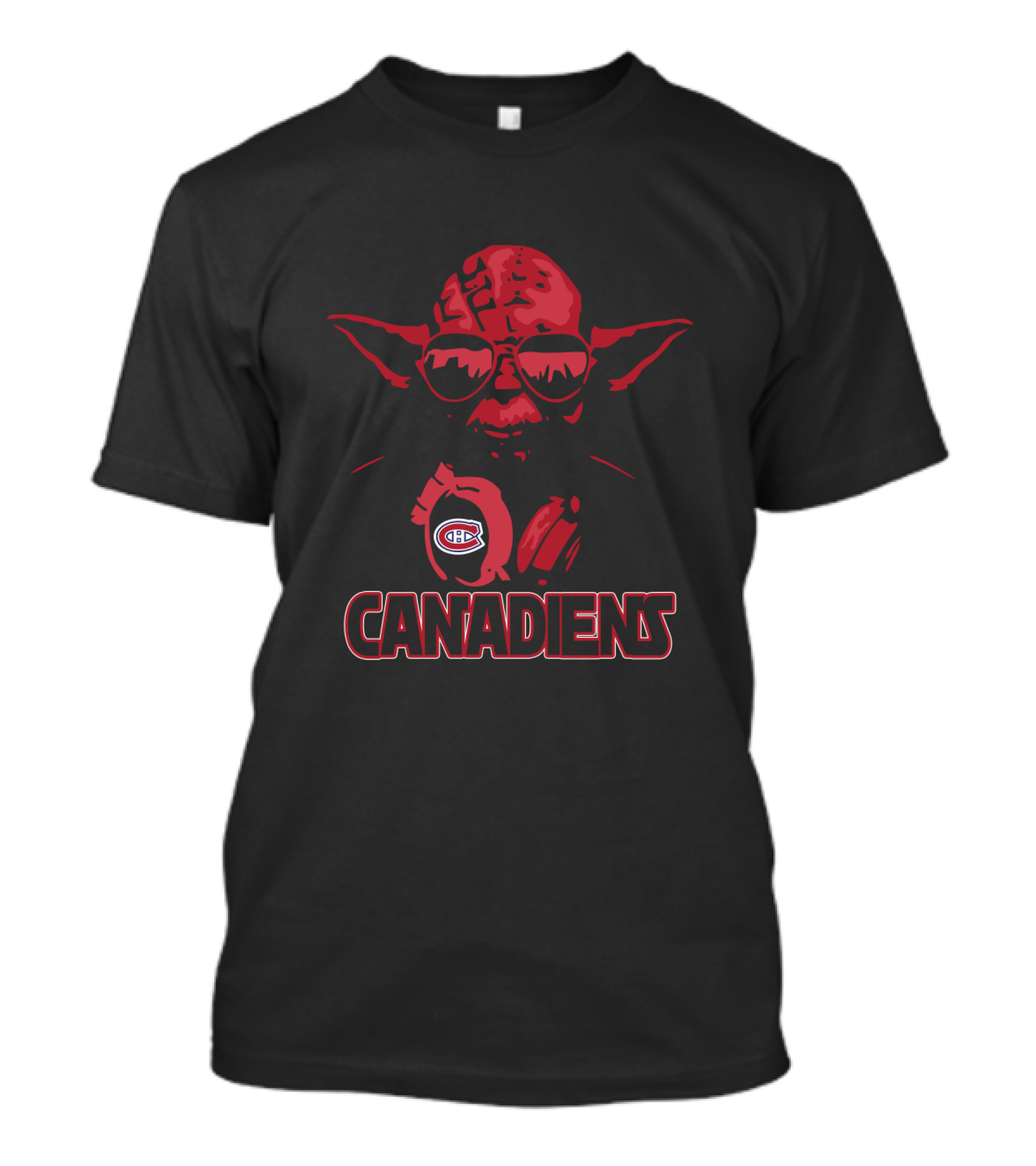 Yoda Canadiens Crossover For Star Wars And Montreal Hockey Fans T-Shirt