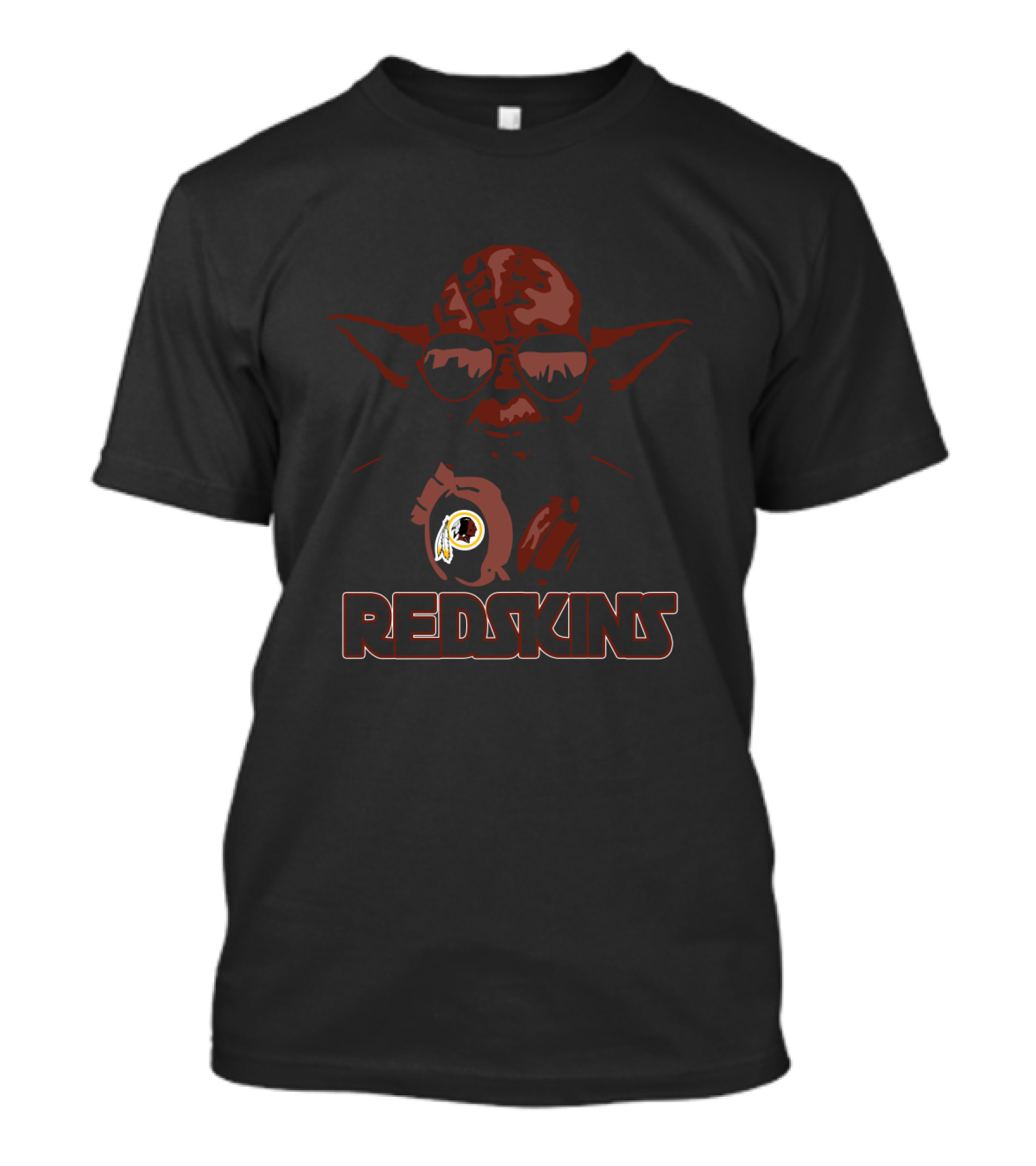 Yoda Redskins Fans Parody Crossover T-Shirt