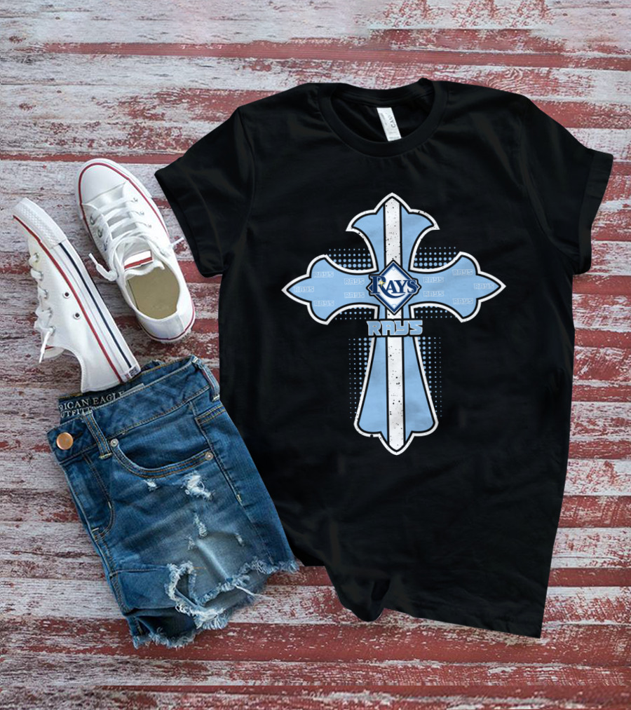 Rays Cross For Jesus And Tampa Bay Rays Fans T-Shirt