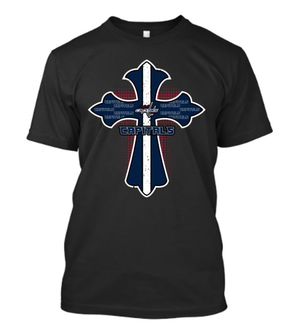 Capitals Cross For Jesus And Washington Capitals Fans T-Shirt