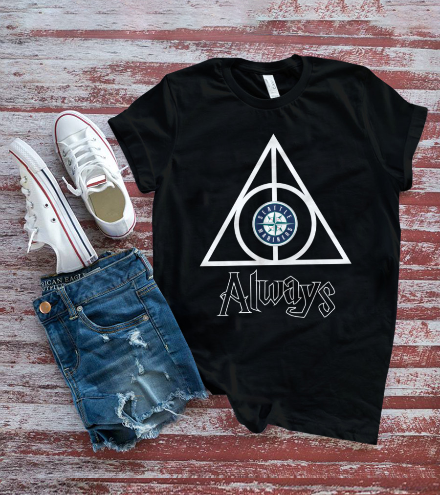 Seattle Mariners Deathly Hallows Always T-Shirt