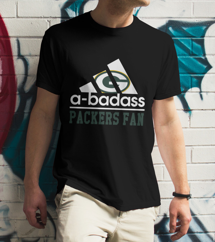 Green Bay Packers A-Badass Packers Fan T-Shirt