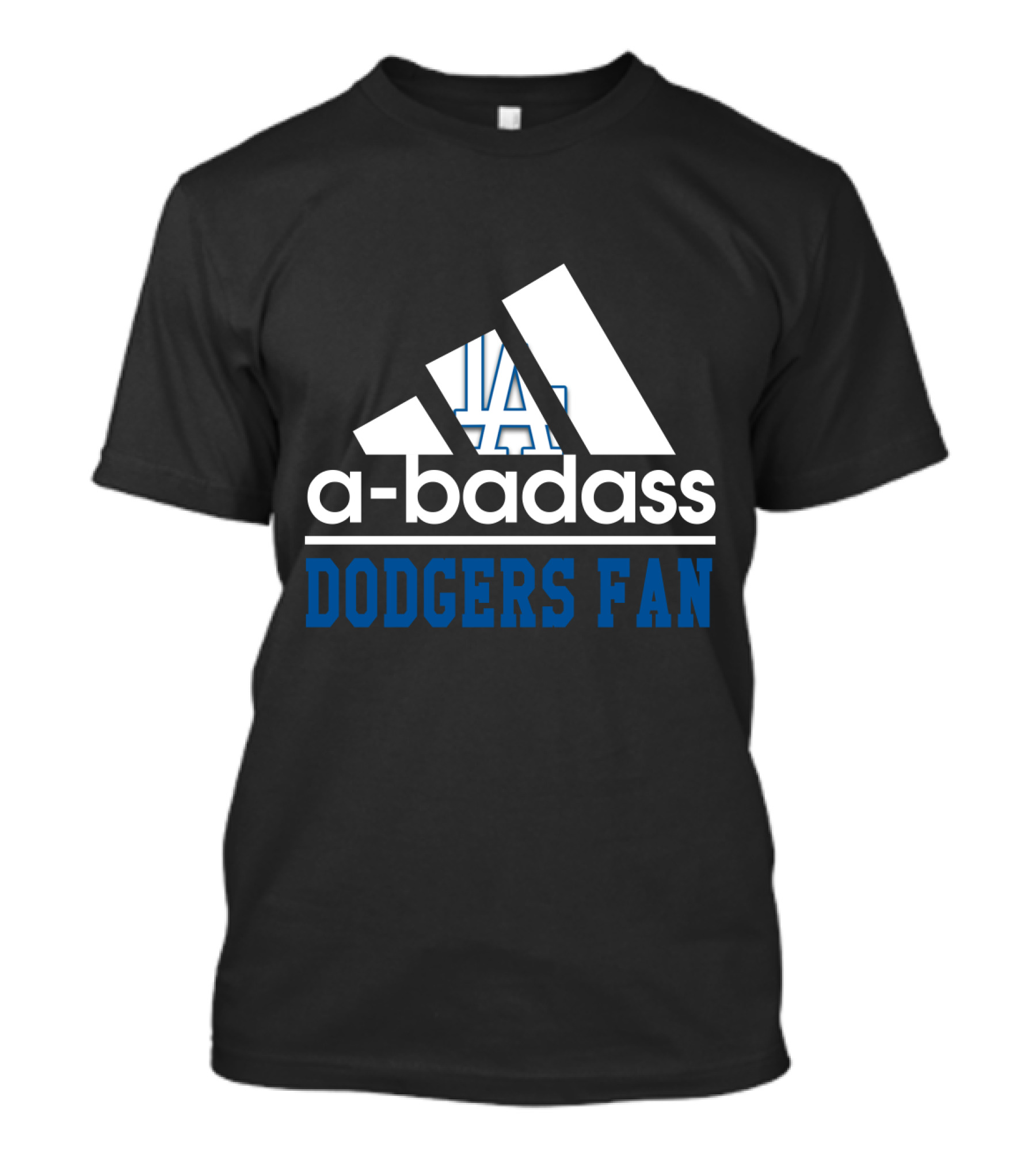A-Badass Los Angeles Dodgers Fan Cool T-Shirt