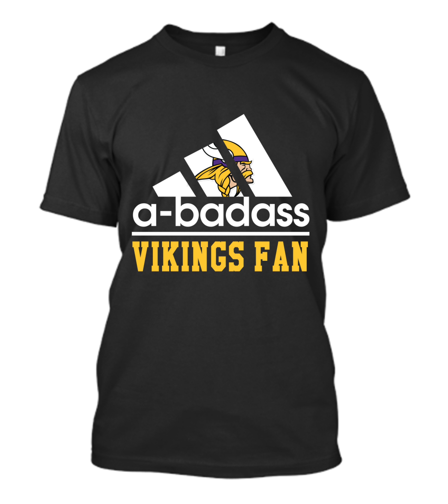 A-Badass Vikings Fan Minnesota Cool For Fans T-Shirt