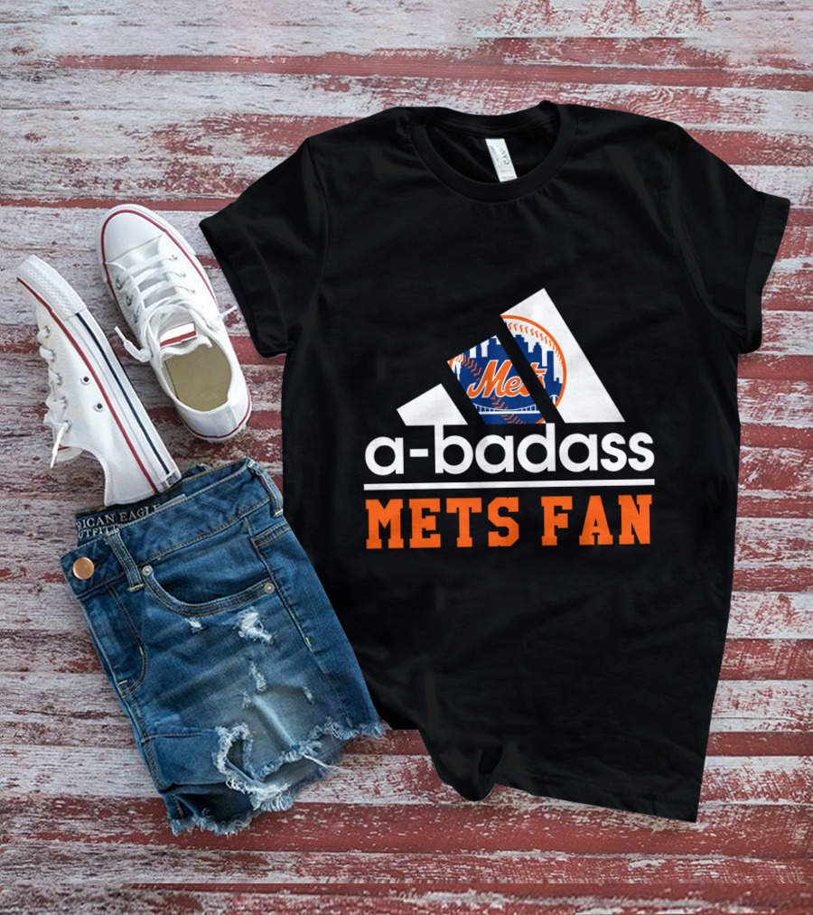 A-Badass Mets Fan New York Mets T-Shirt