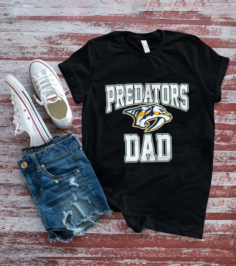 Nashville Predators Dad Bold Team T-Shirt