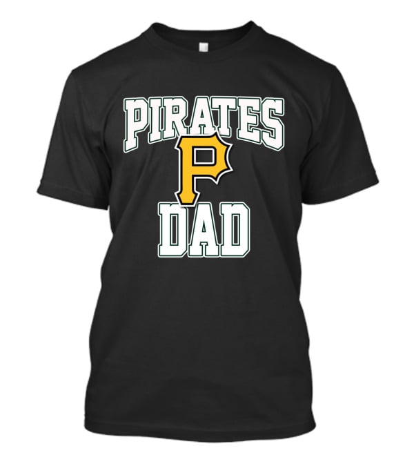 Pirates Dad Pittsburgh Pirates P Logo Baseball Team T-Shirt