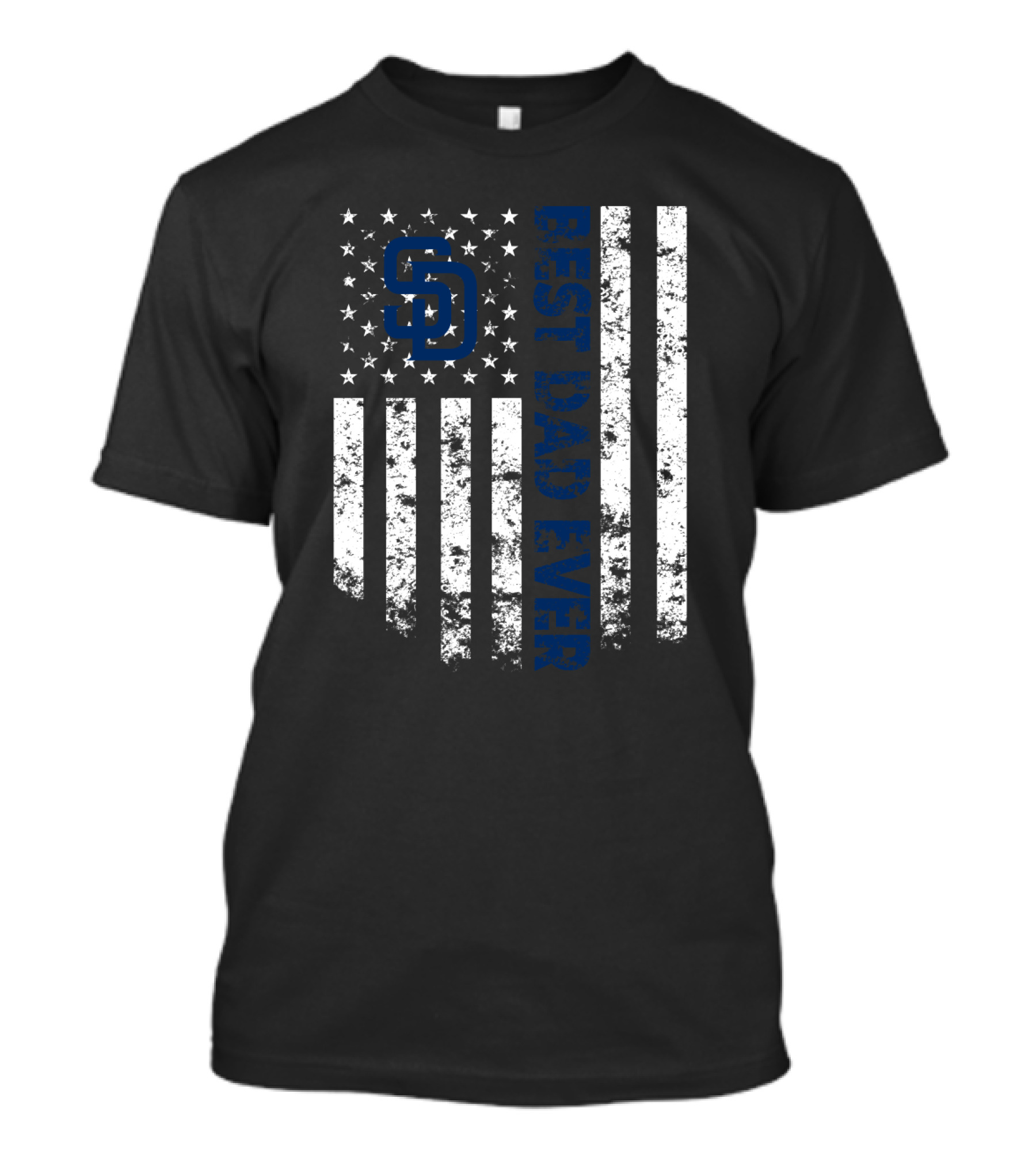 San Diego Padres Best Dad Ever Stars And Stripes T-Shirt