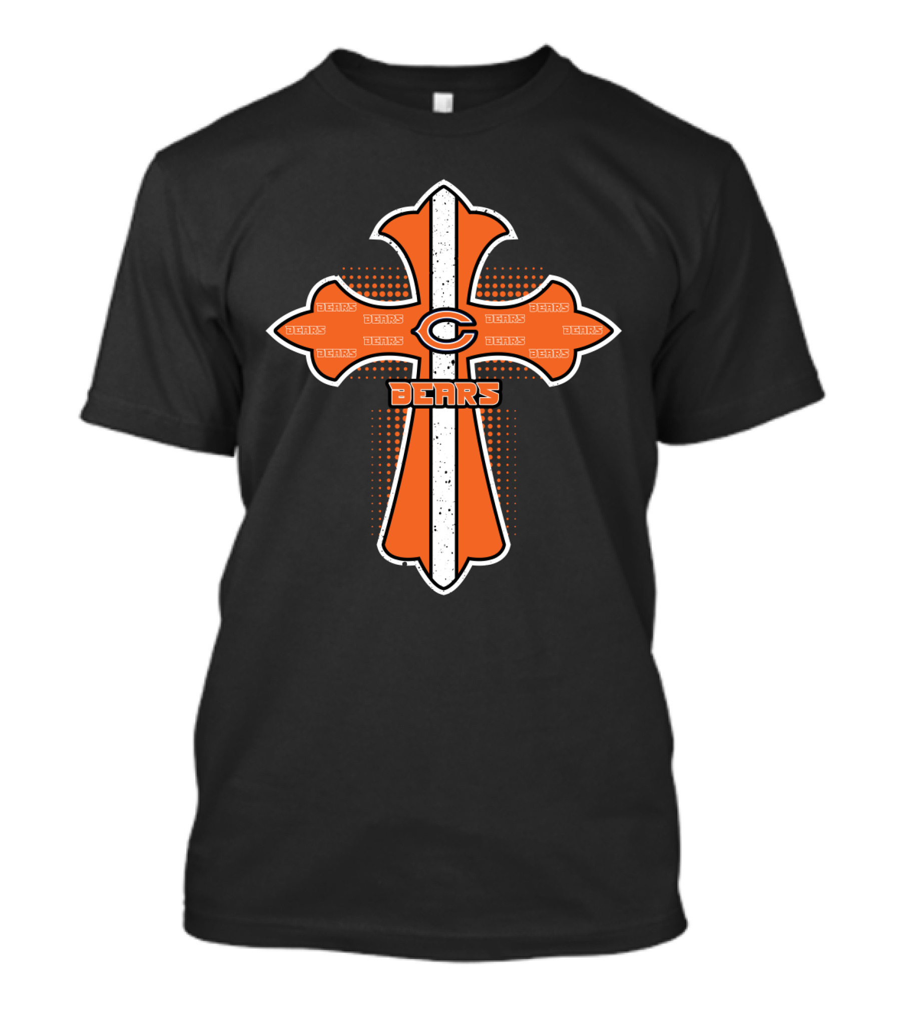 Cross Bears Jesus Chicago Fans T-Shirt
