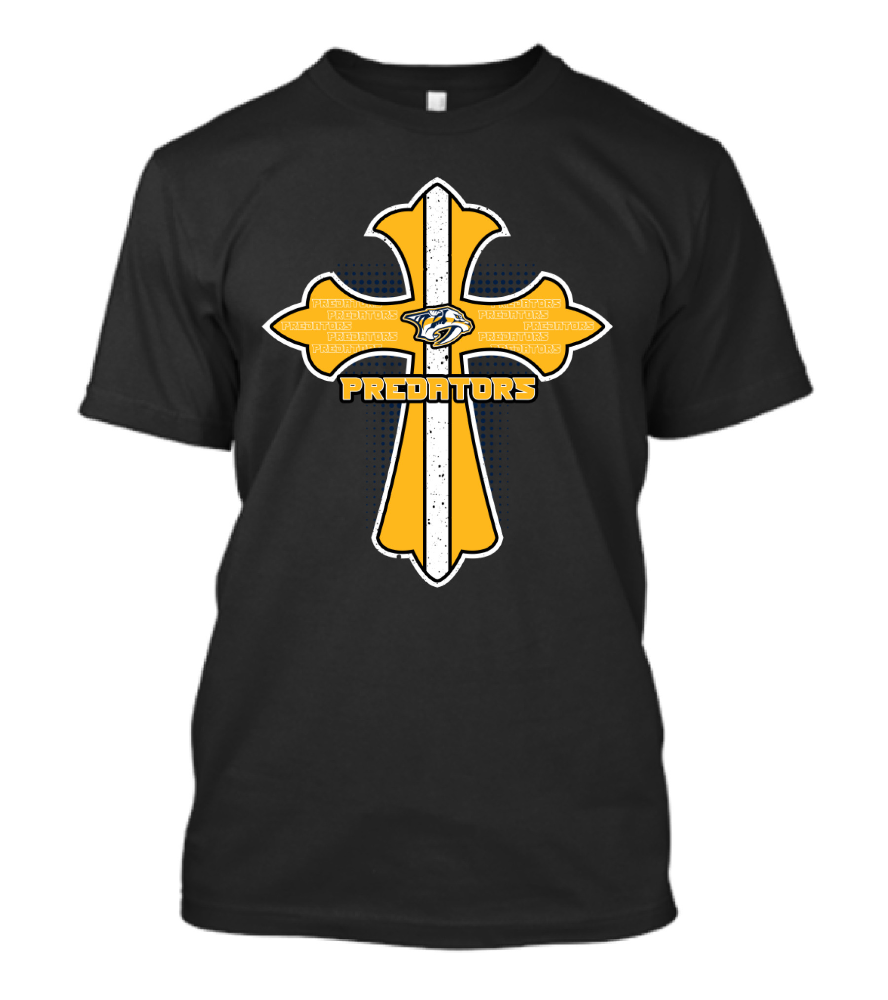 Cross Nashville Predators Fans Jesus Predators T-Shirt
