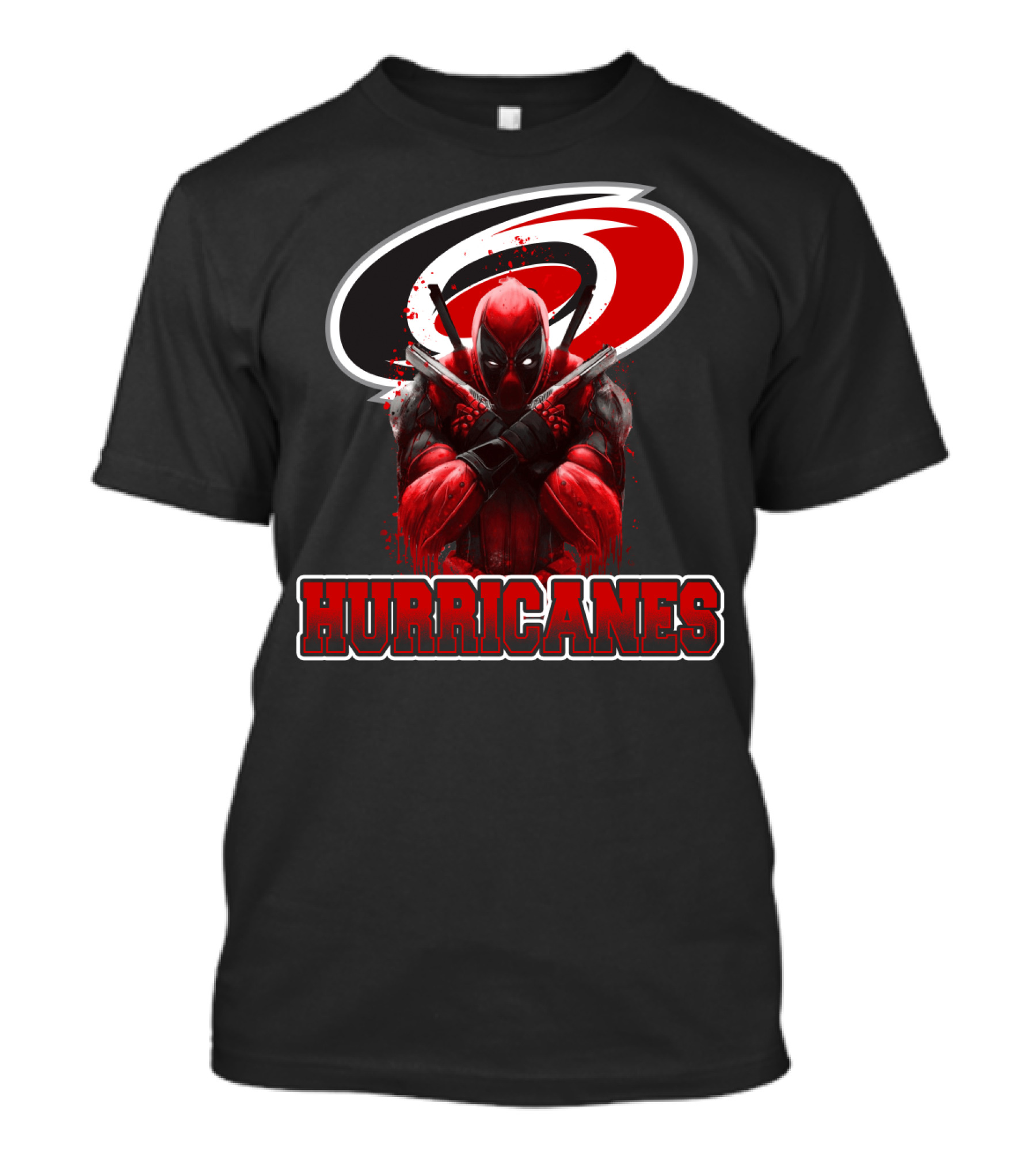 Carolina Hurricanes Deadpool Crossover Fan T-Shirt