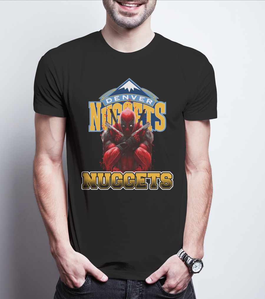 Denver Nuggets Deadpool Crossover Fan Merchandise T-Shirt